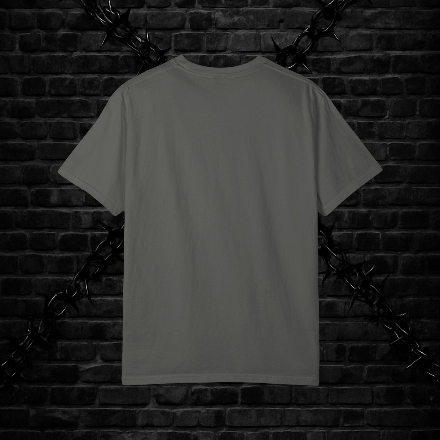 Gothic Unisex T-shirt with 666 Star Spiderism Design