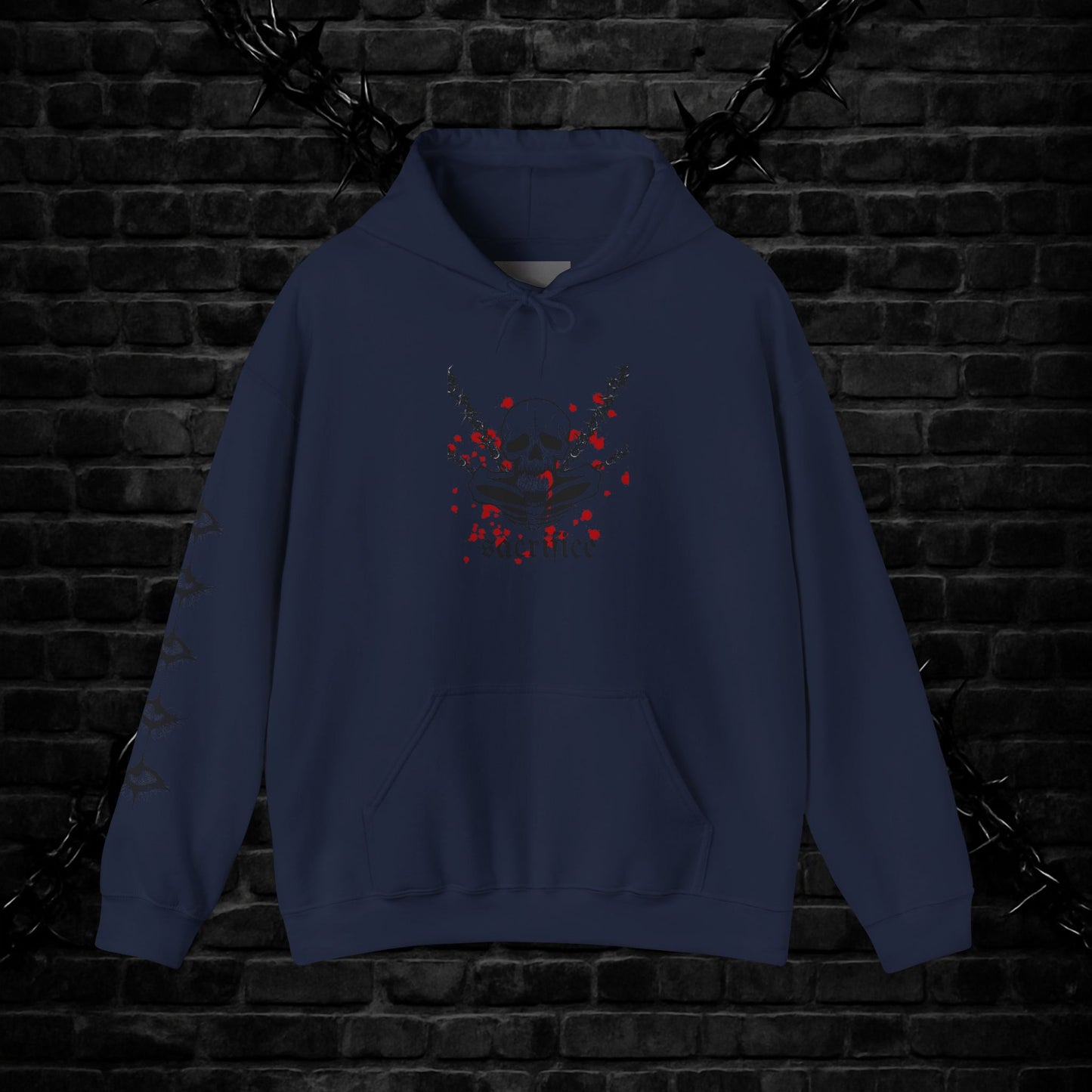 Goth Emo Skull Hoodie