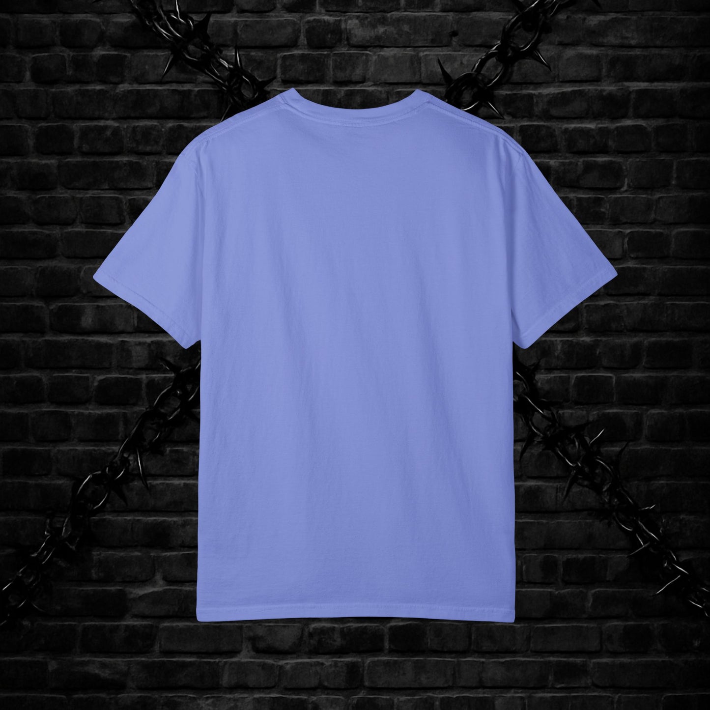 Gothic Unisex T-shirt with 666 Star Spiderism Design