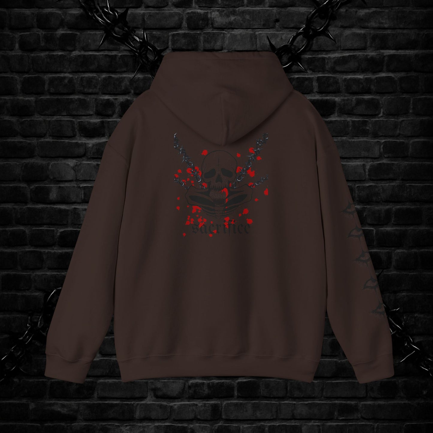 Goth Emo Skull Hoodie