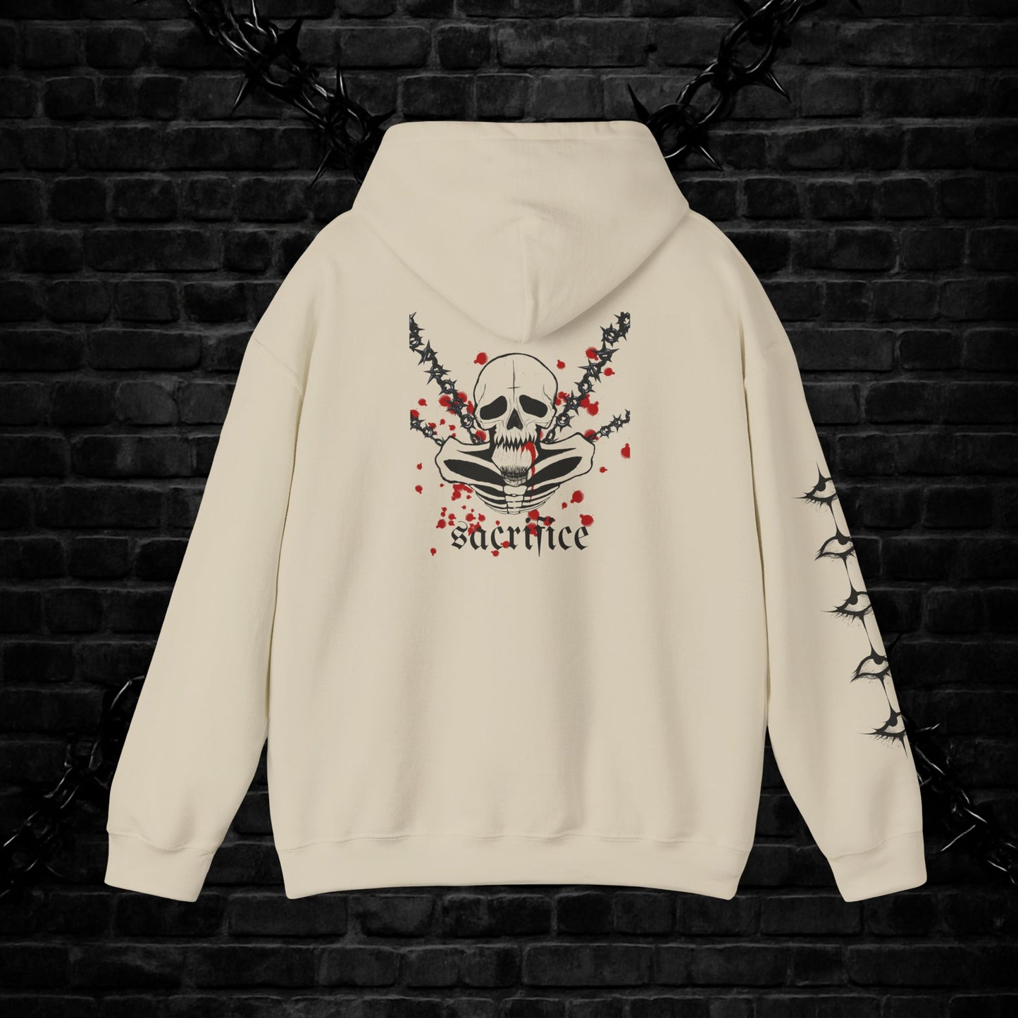 Goth Emo Skull Hoodie