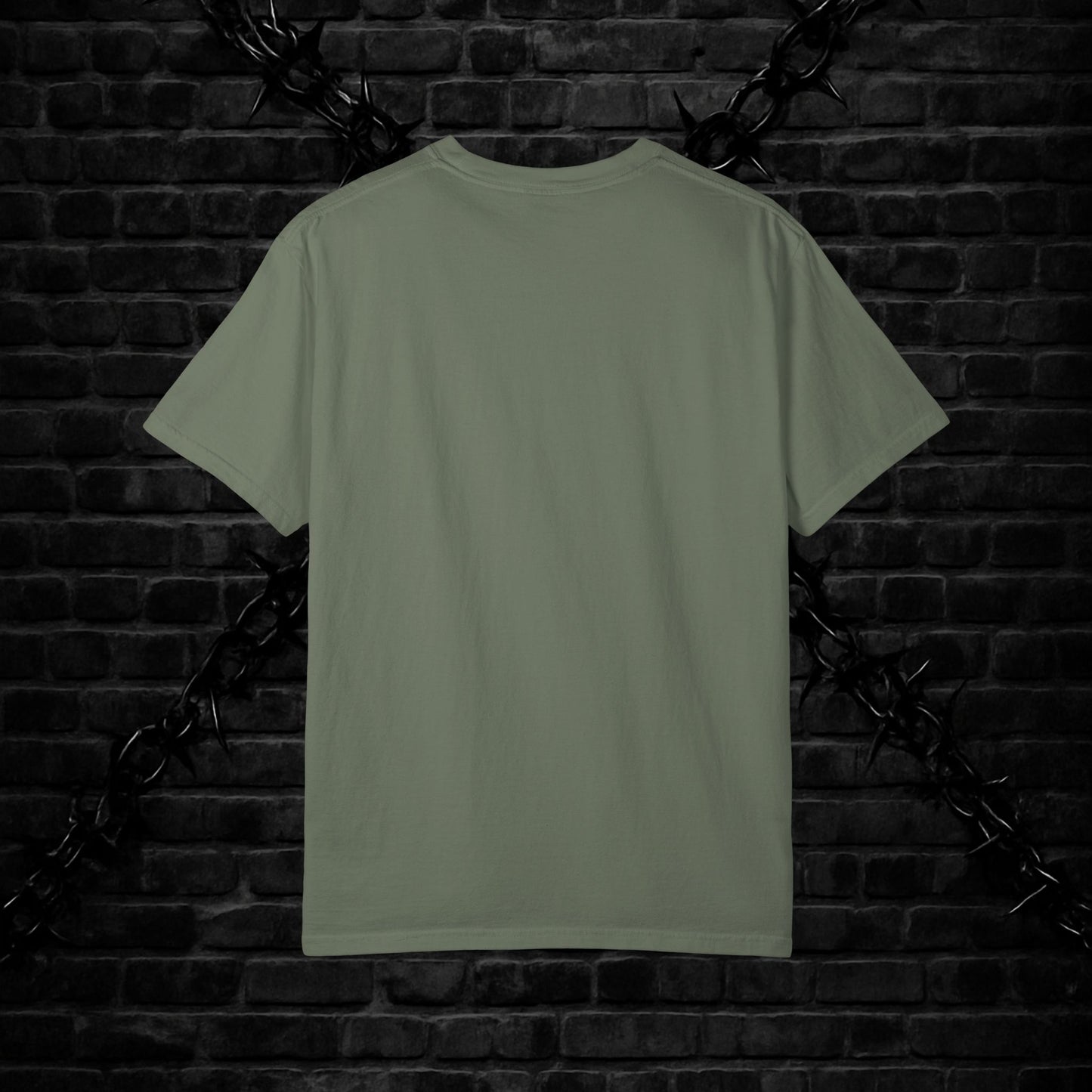 Gothic Unisex T-shirt with 666 Star Spiderism Design