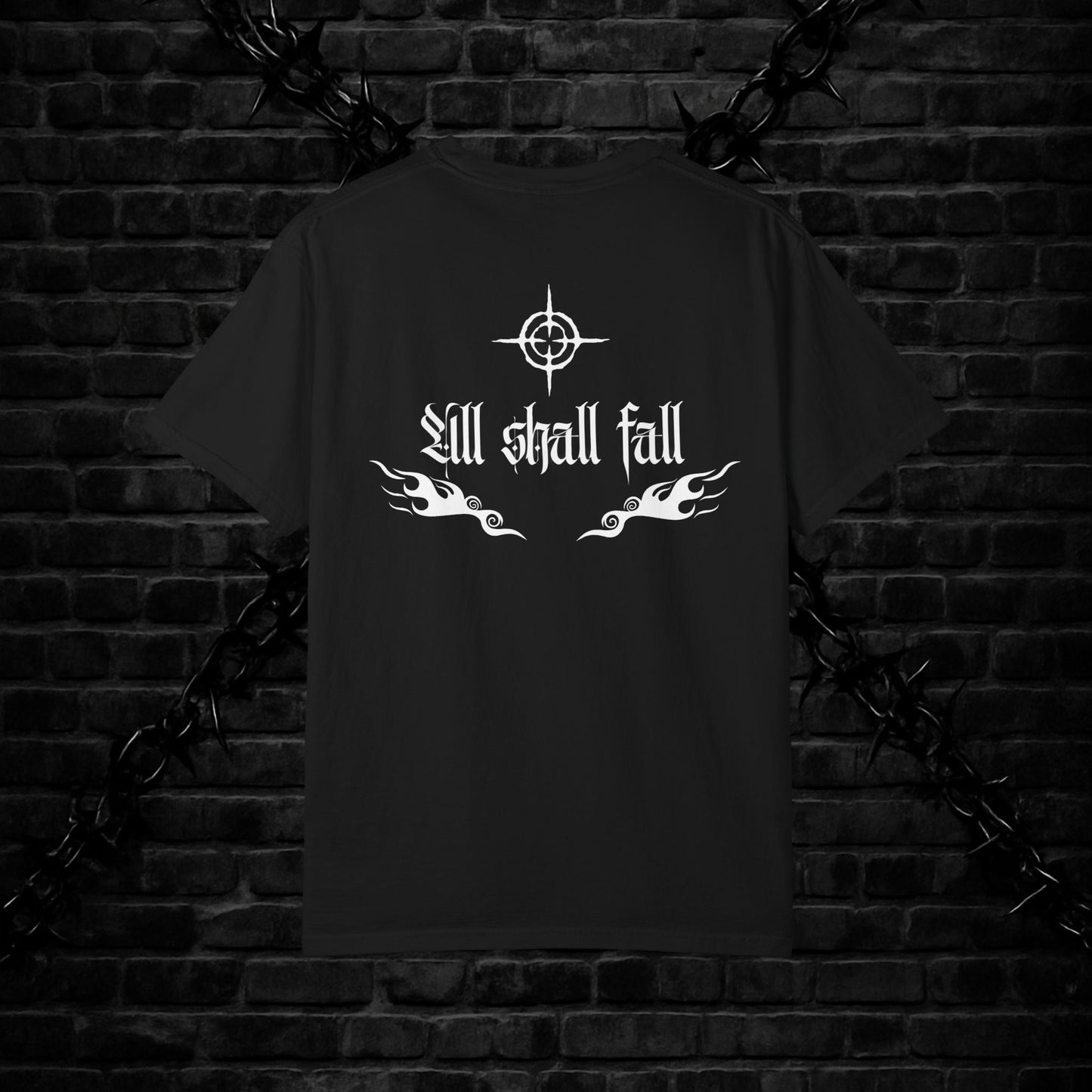 Unisex Graphic T-Shirt - 'All Shall Fall' Design, Vintage Cool Tee, Alternative Fashion, Gift for Friends, Unique Casual Wear