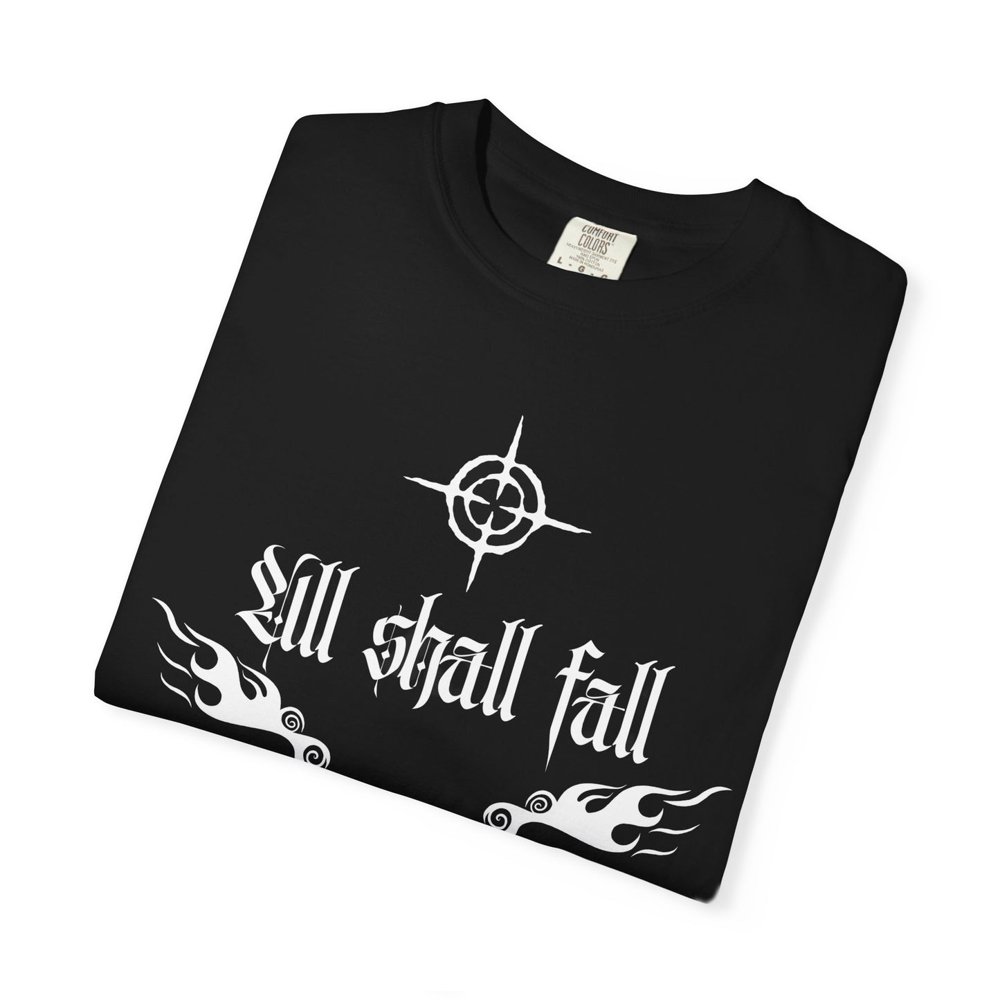 Unisex Graphic T-Shirt - 'All Shall Fall' Design, Vintage Cool Tee, Alternative Fashion, Gift for Friends, Unique Casual Wear