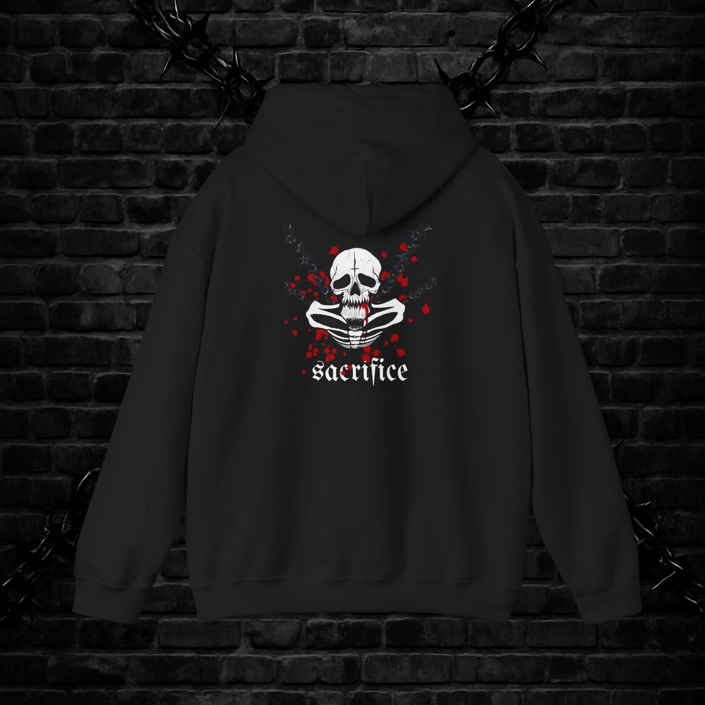 Goth Emo Skull Hoodie