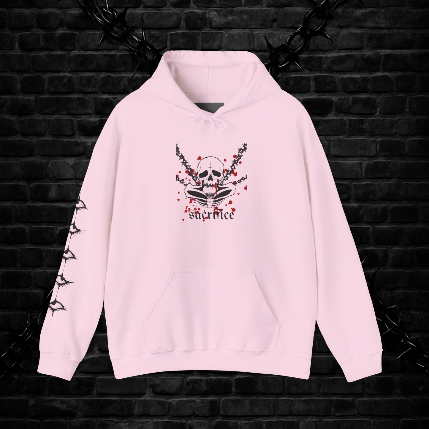 Goth Emo Skull Hoodie