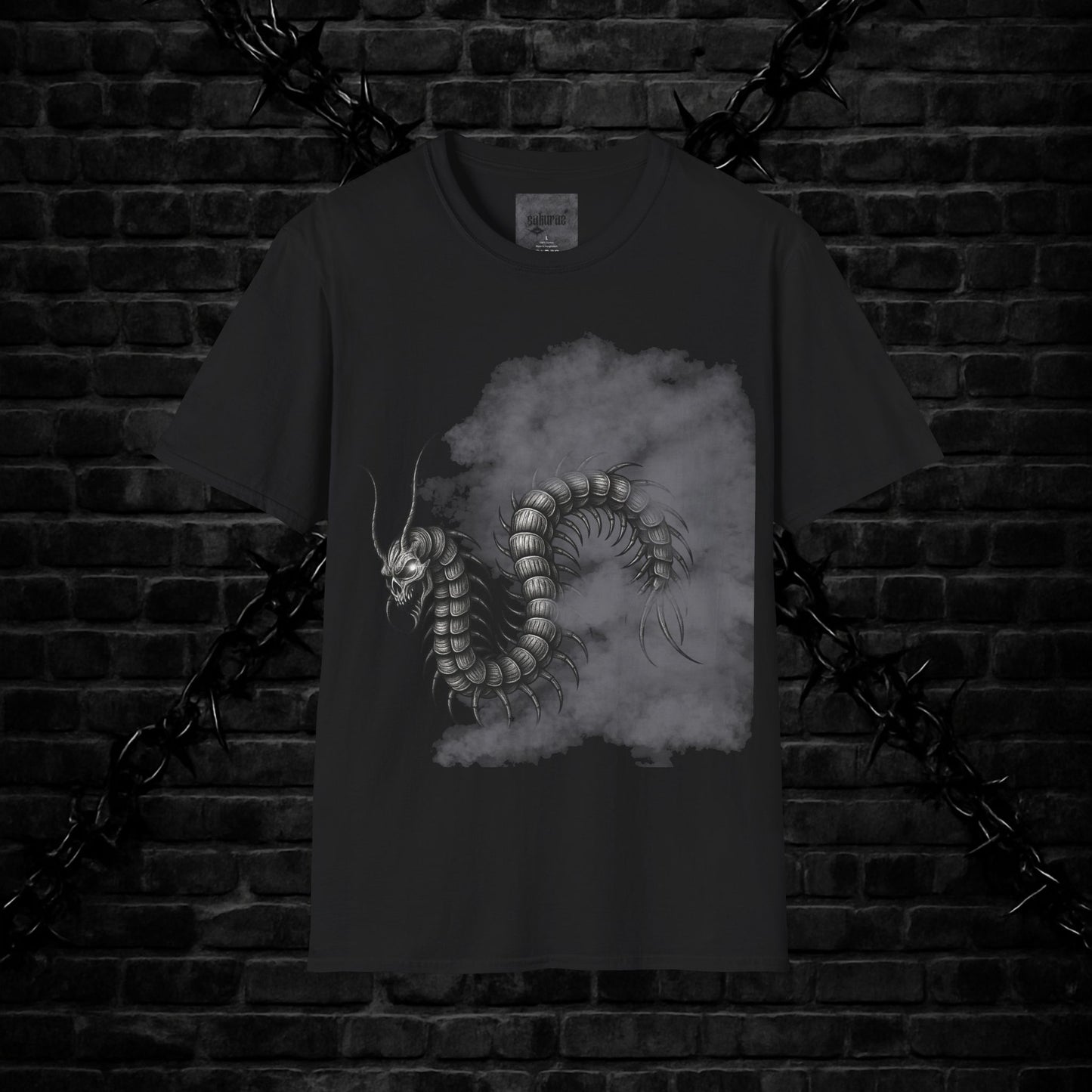 Goth Black Dragon Unisex Shirt - Alt Edgy Summer Collection