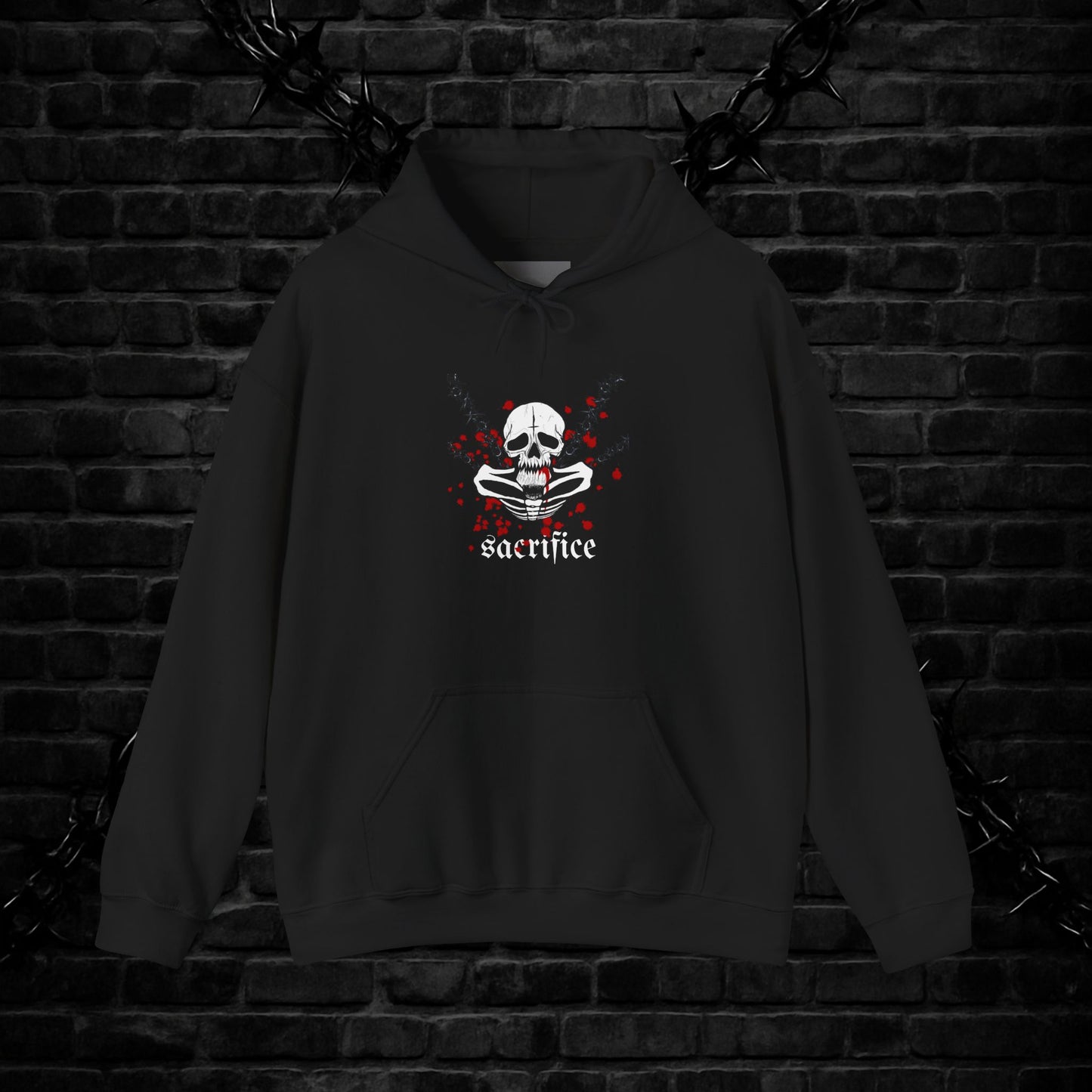 Goth Emo Skull Hoodie