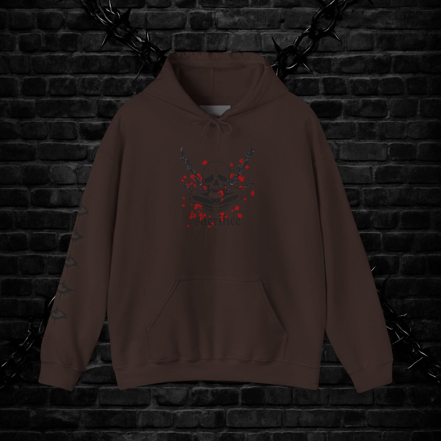 Goth Emo Skull Hoodie