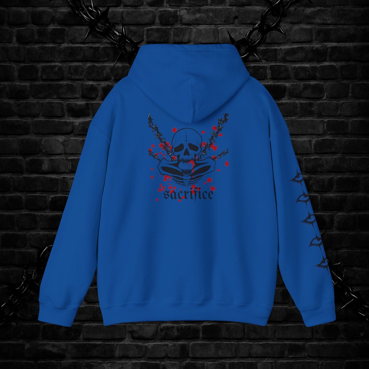 Goth Emo Skull Hoodie