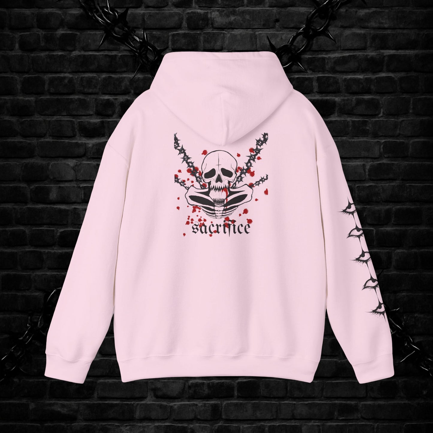 Goth Emo Skull Hoodie