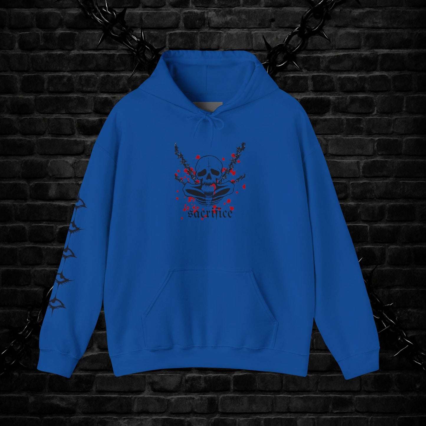 Goth Emo Skull Hoodie