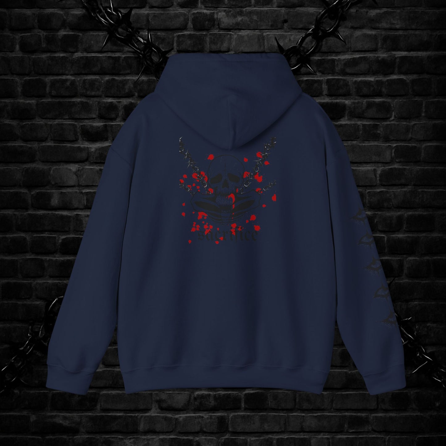 Goth Emo Skull Hoodie