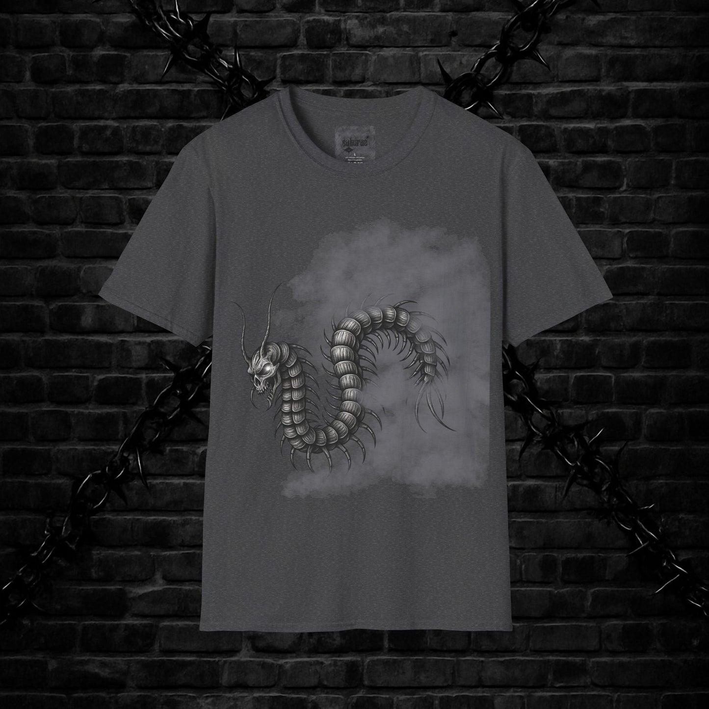 Goth Black Dragon Unisex Shirt - Alt Edgy Summer Collection