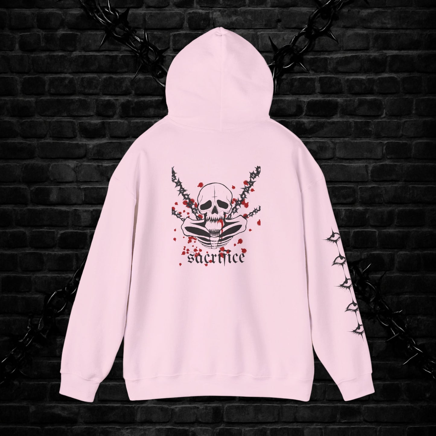 Goth Emo Skull Hoodie