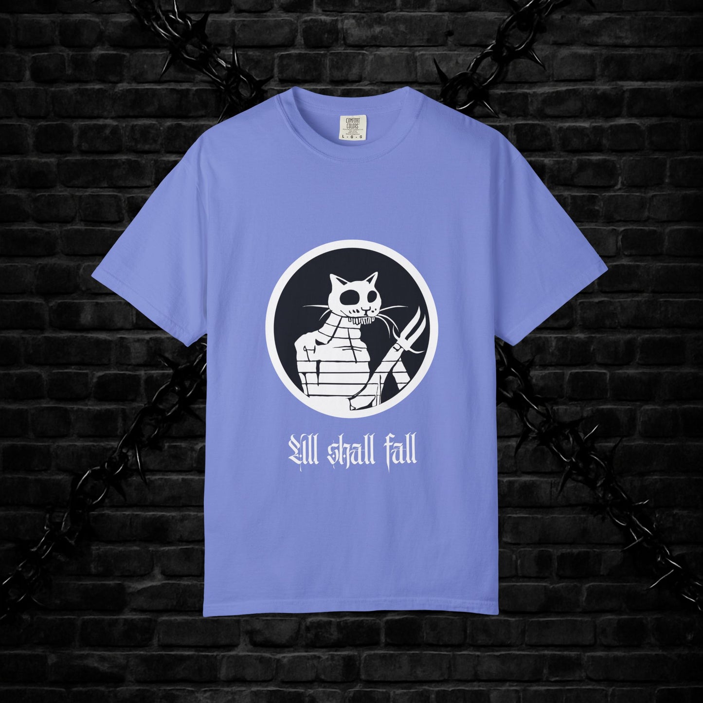 Gothic Cat Unisex T-shirt - Alt Cool Design