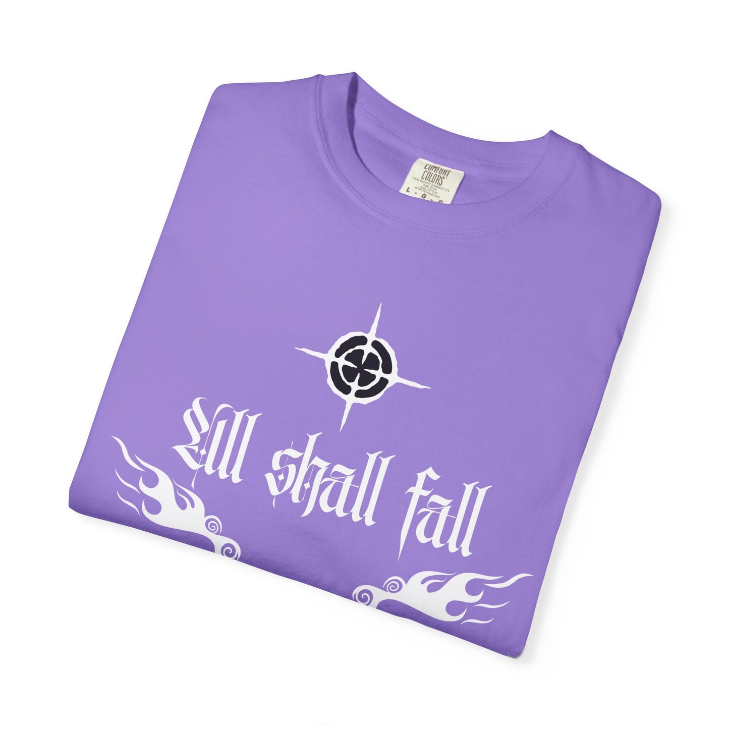 Unisex Graphic T-Shirt - 'All Shall Fall' Design, Vintage Cool Tee, Alternative Fashion, Gift for Friends, Unique Casual Wear