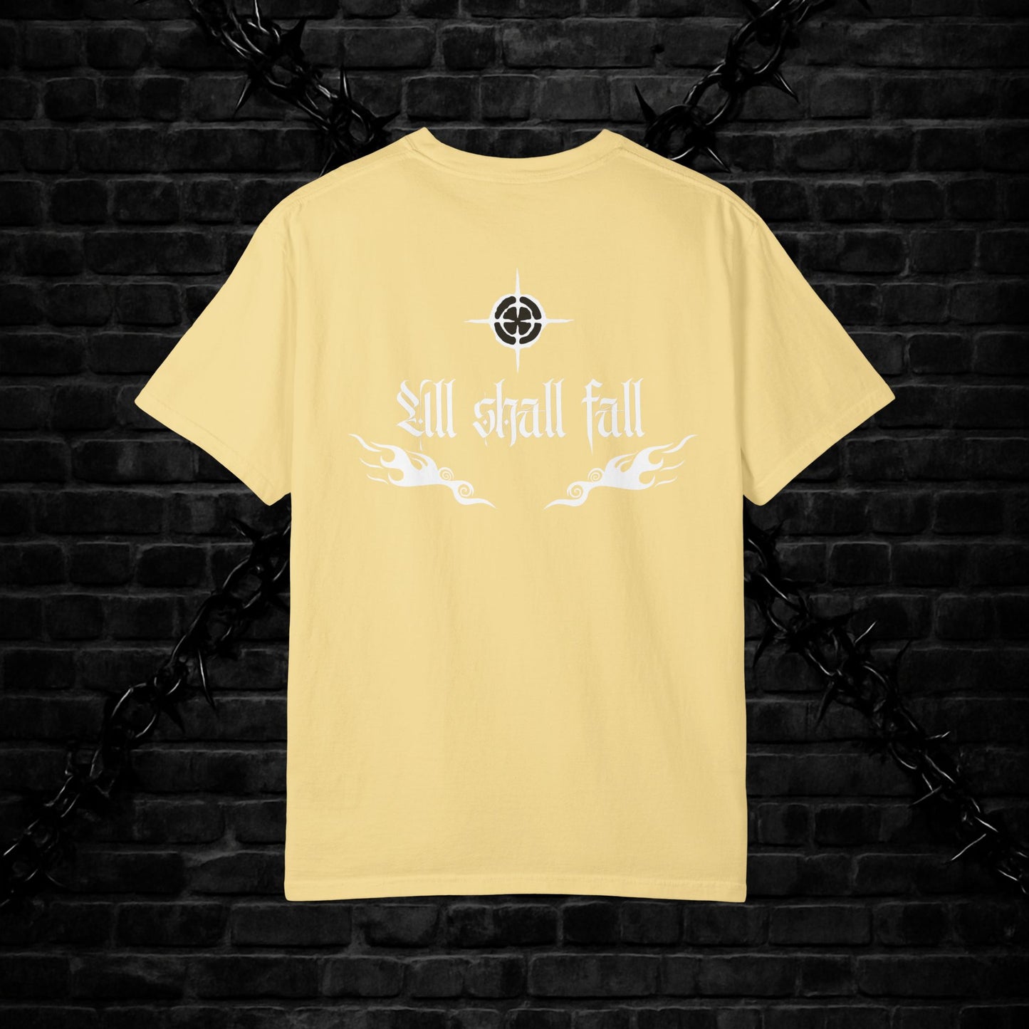 Unisex Graphic T-Shirt - 'All Shall Fall' Design, Vintage Cool Tee, Alternative Fashion, Gift for Friends, Unique Casual Wear