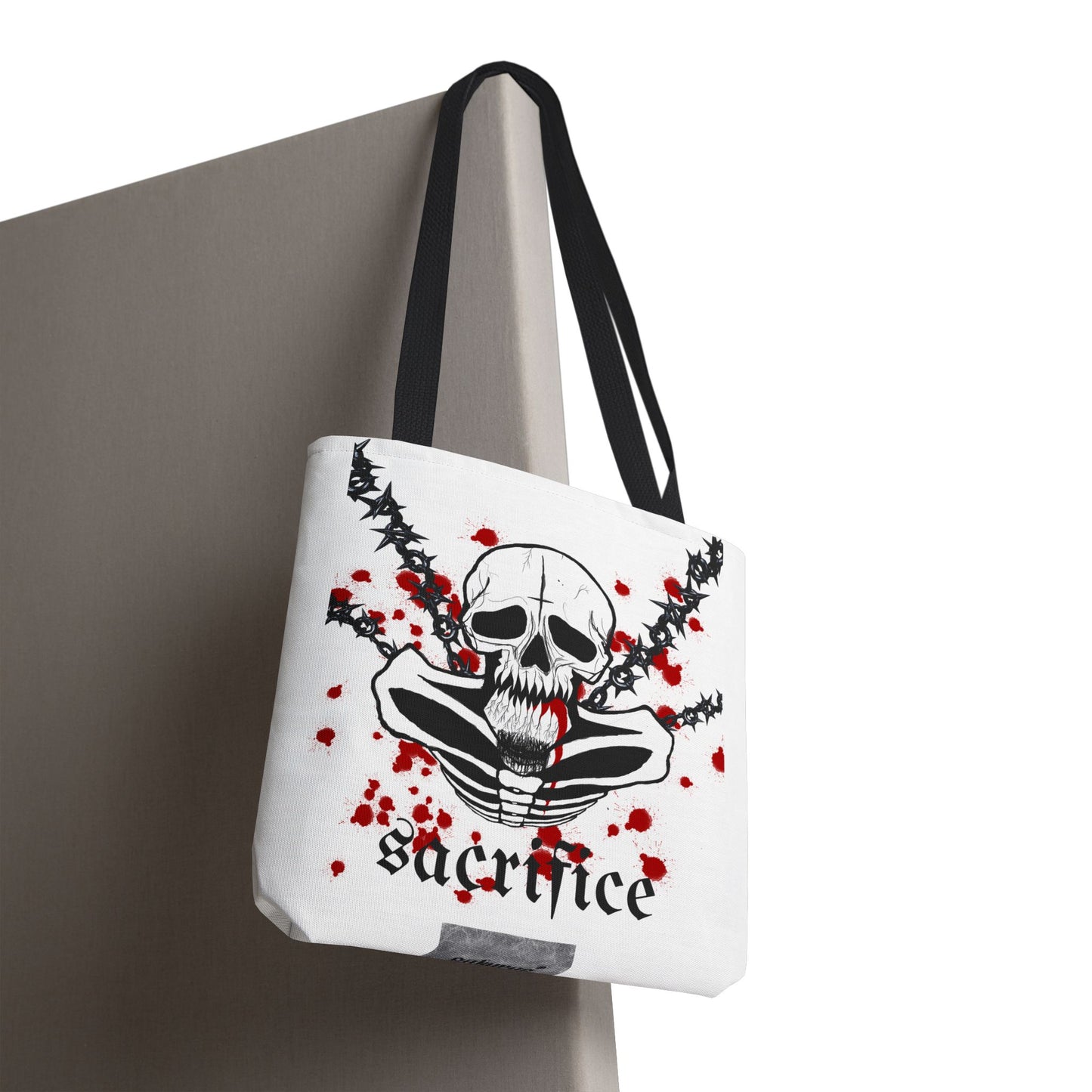 Skull Tote Bag - Gothic, Alternative, Halloween, Emo Design