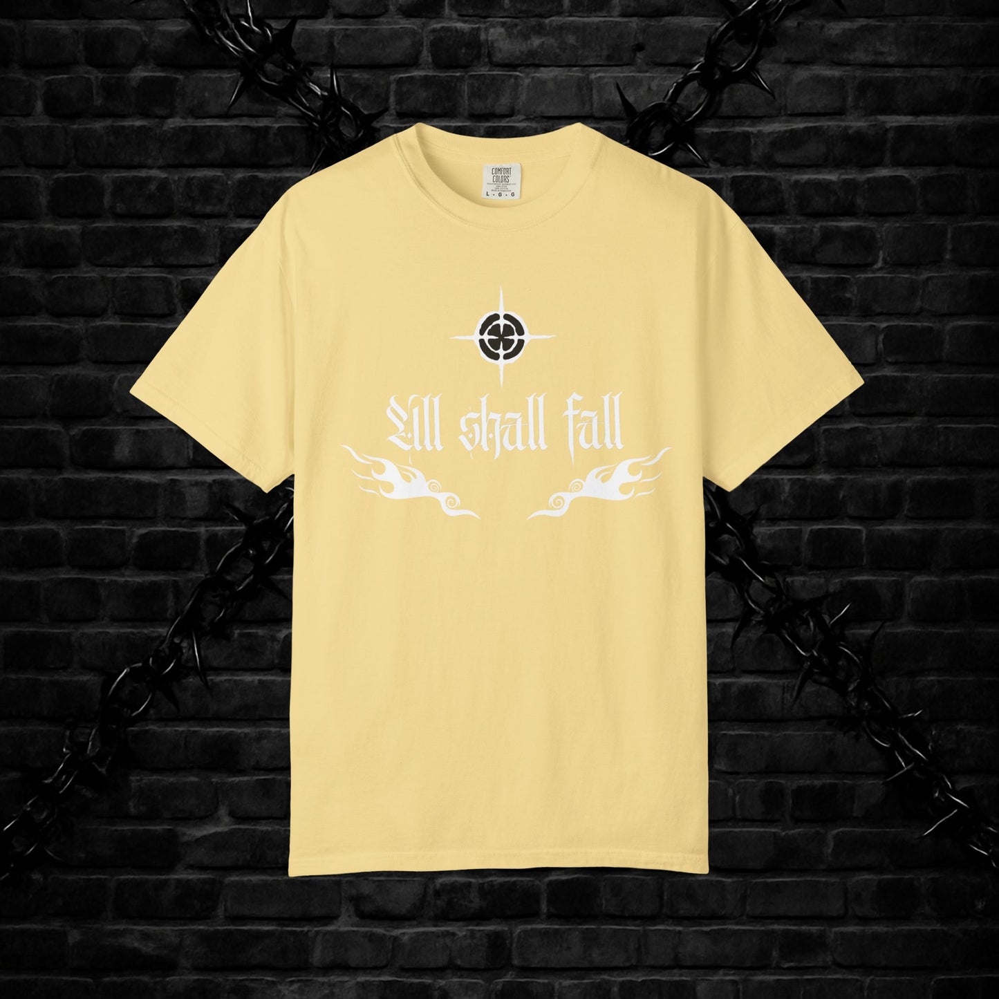 Unisex Graphic T-Shirt - 'All Shall Fall' Design, Vintage Cool Tee, Alternative Fashion, Gift for Friends, Unique Casual Wear