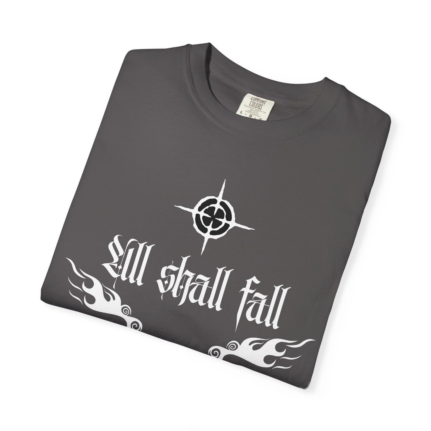 Unisex Graphic T-Shirt - 'All Shall Fall' Design, Vintage Cool Tee, Alternative Fashion, Gift for Friends, Unique Casual Wear
