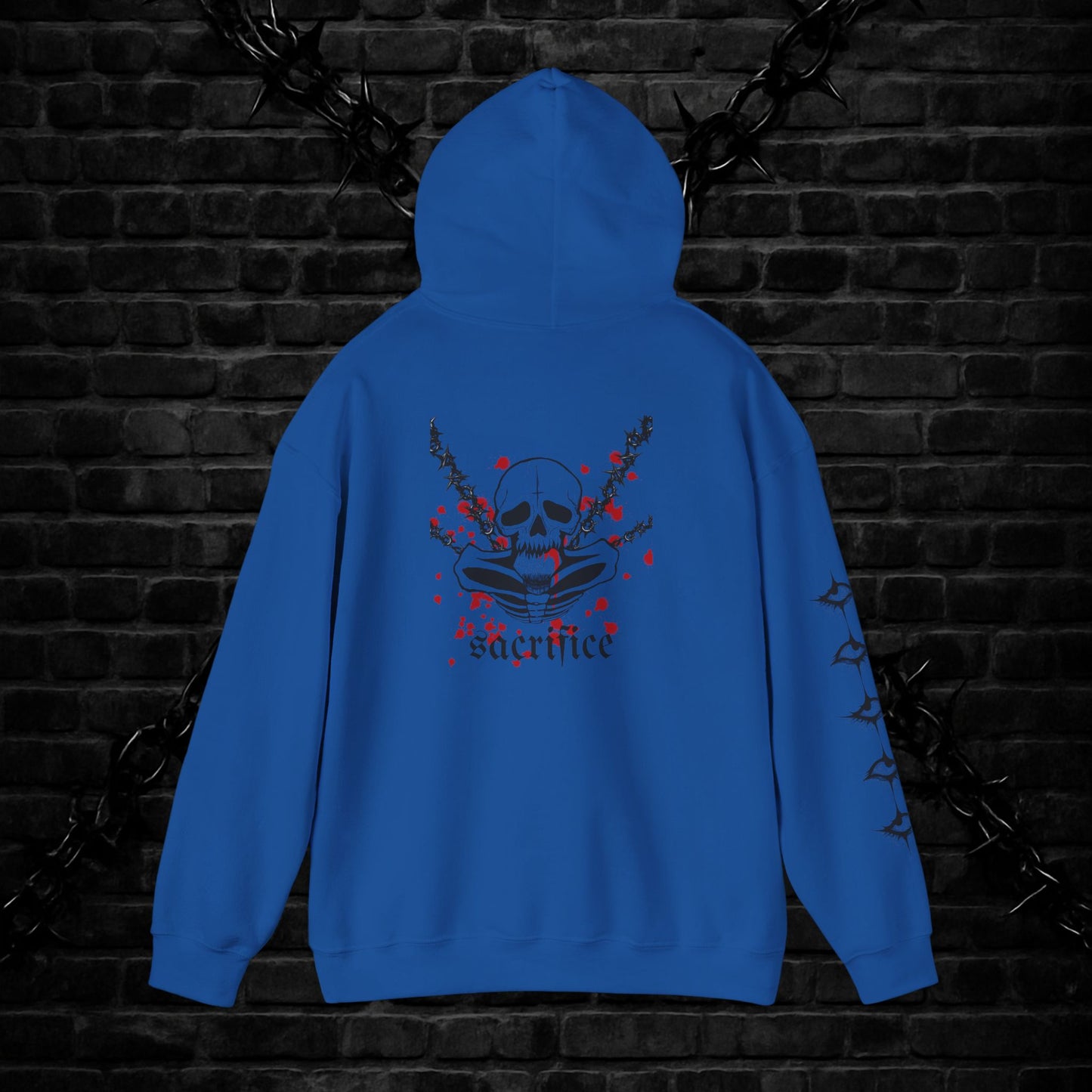 Goth Emo Skull Hoodie