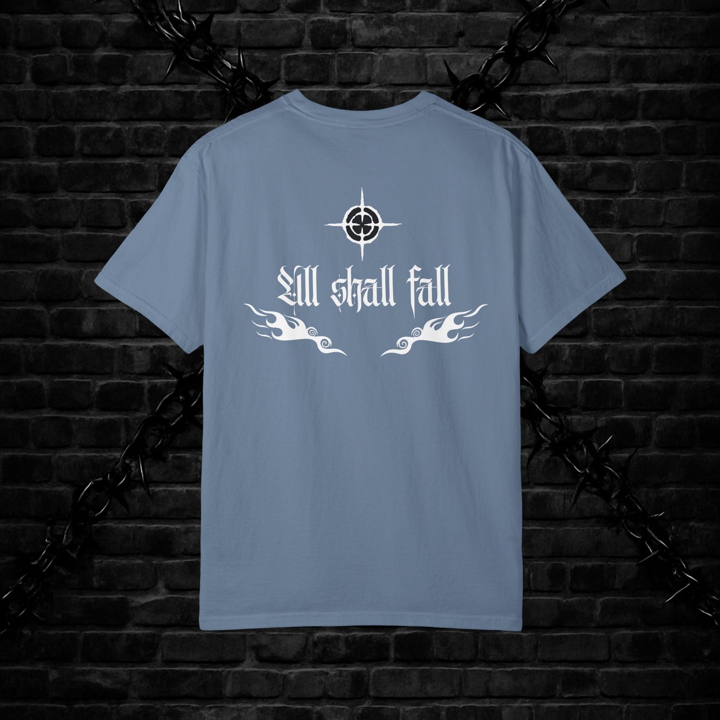 Unisex Graphic T-Shirt - 'All Shall Fall' Design, Vintage Cool Tee, Alternative Fashion, Gift for Friends, Unique Casual Wear