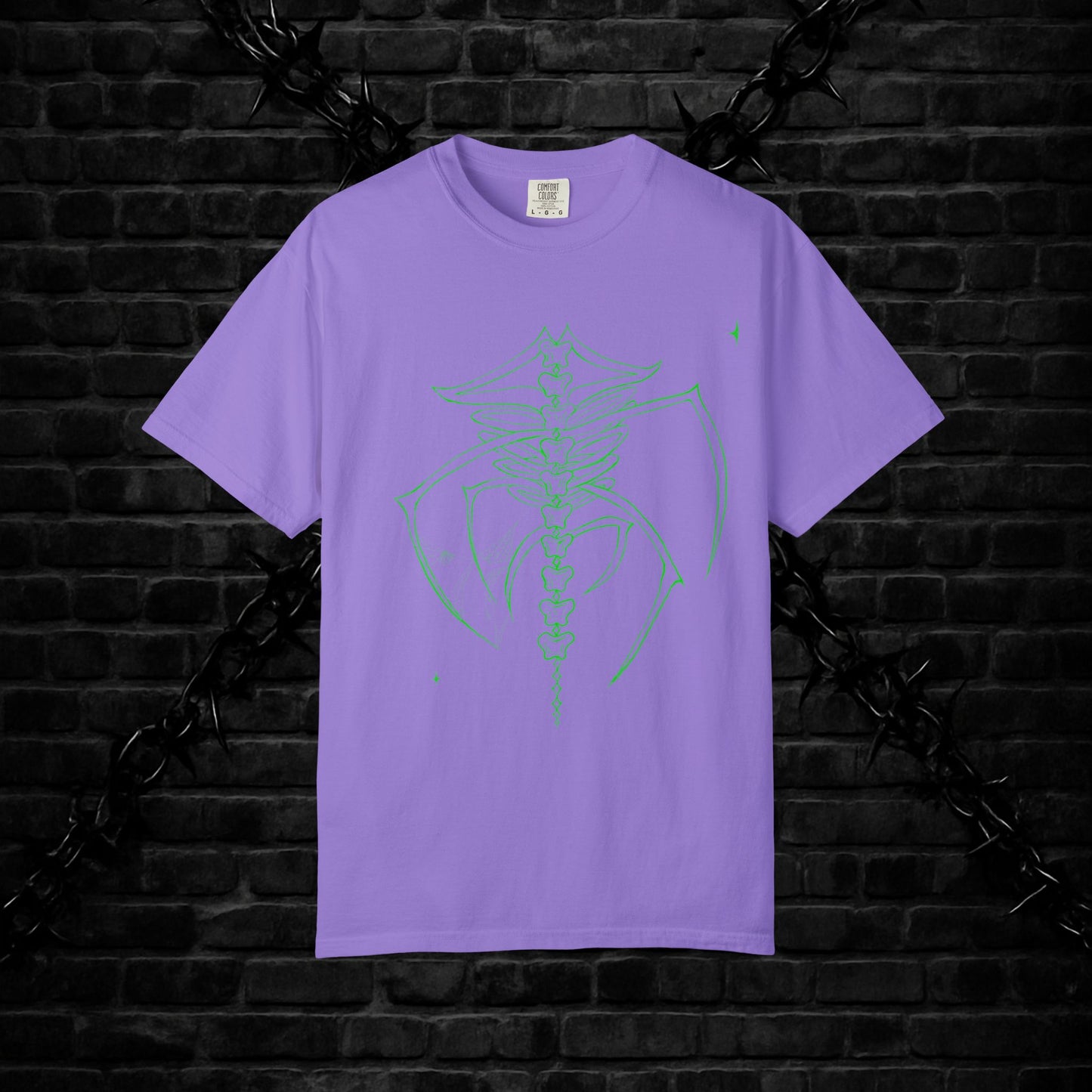 Gothic Spider Skeleton Unisex T-shirt
