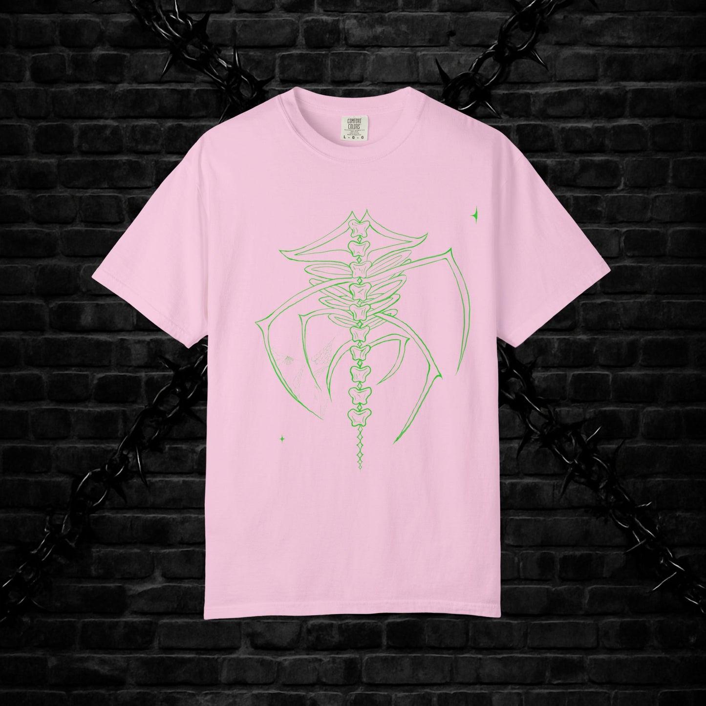 Gothic Spider Skeleton Unisex T-shirt