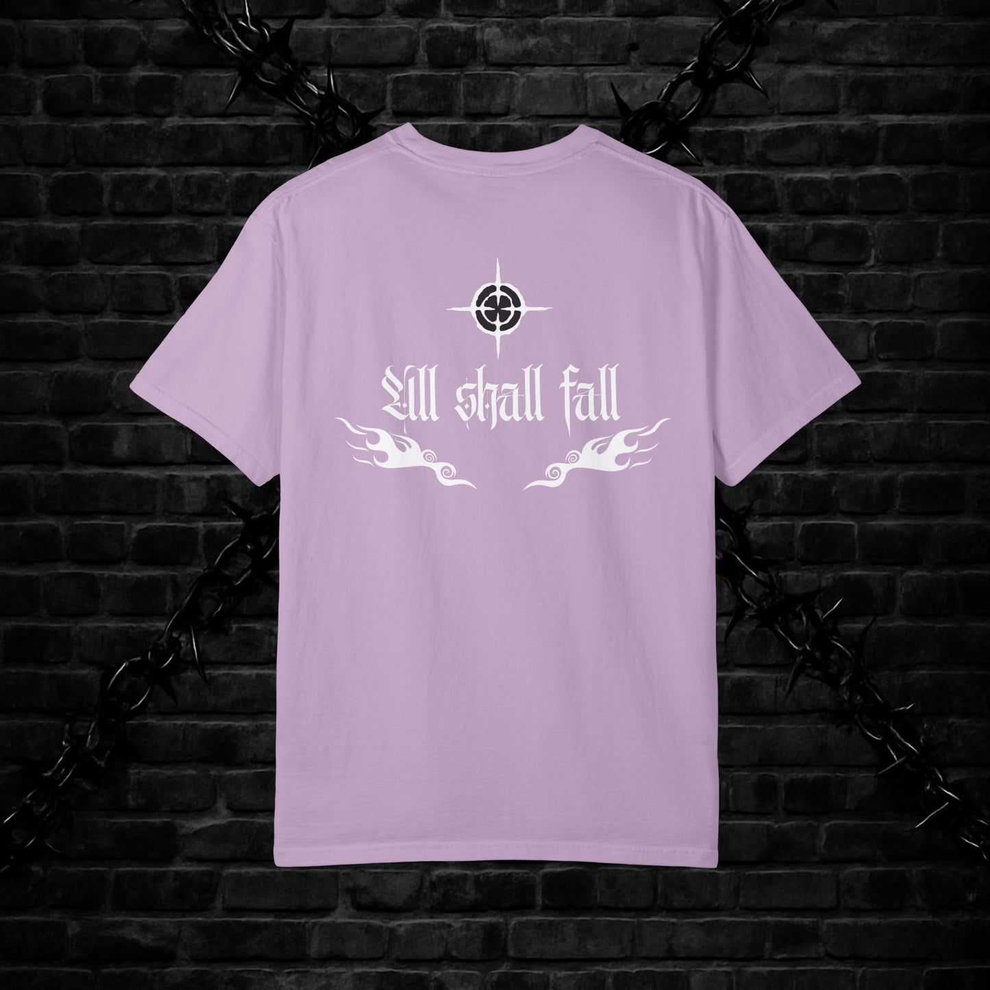 Unisex Graphic T-Shirt - 'All Shall Fall' Design, Vintage Cool Tee, Alternative Fashion, Gift for Friends, Unique Casual Wear