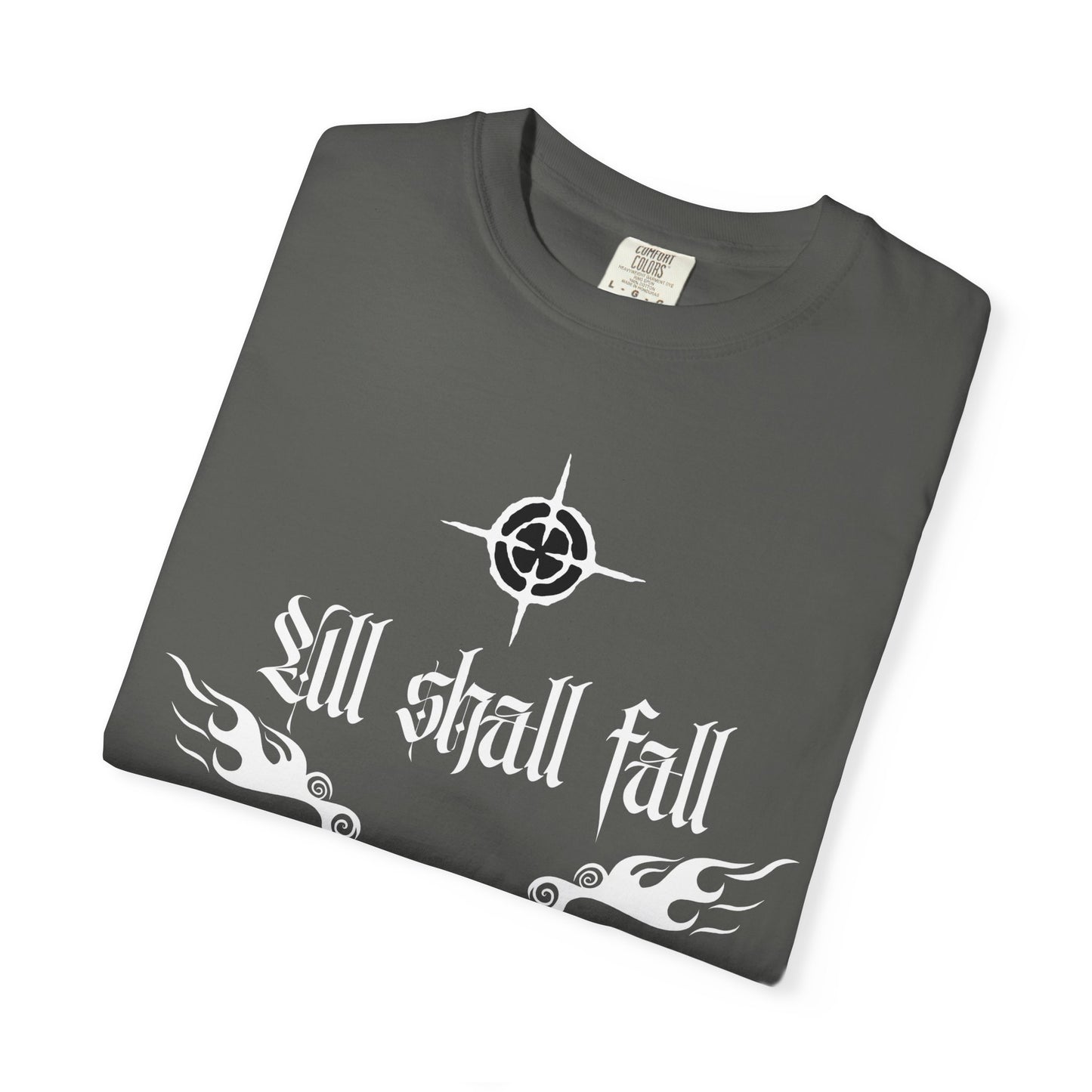 Unisex Graphic T-Shirt - 'All Shall Fall' Design, Vintage Cool Tee, Alternative Fashion, Gift for Friends, Unique Casual Wear