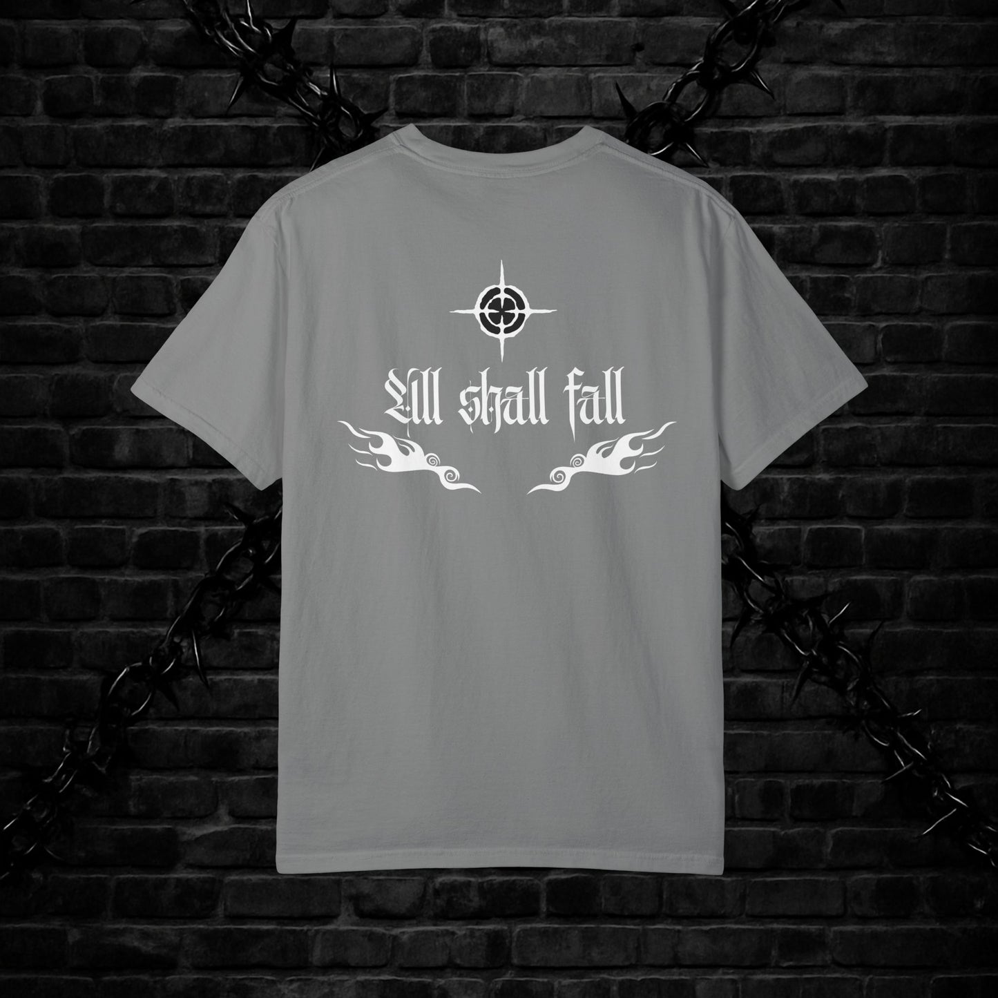 Unisex Graphic T-Shirt - 'All Shall Fall' Design, Vintage Cool Tee, Alternative Fashion, Gift for Friends, Unique Casual Wear