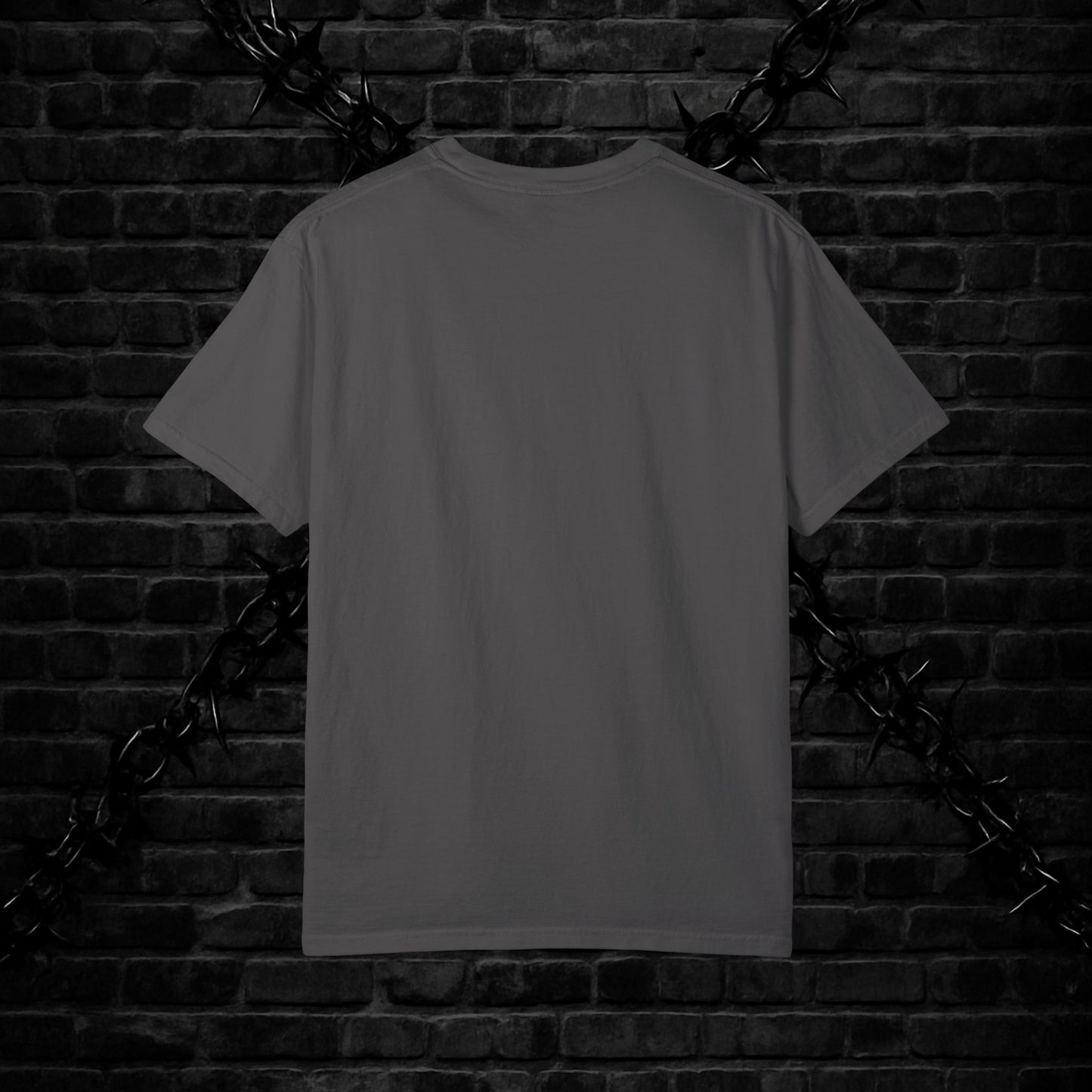 Gothic Unisex T-shirt with 666 Star Spiderism Design