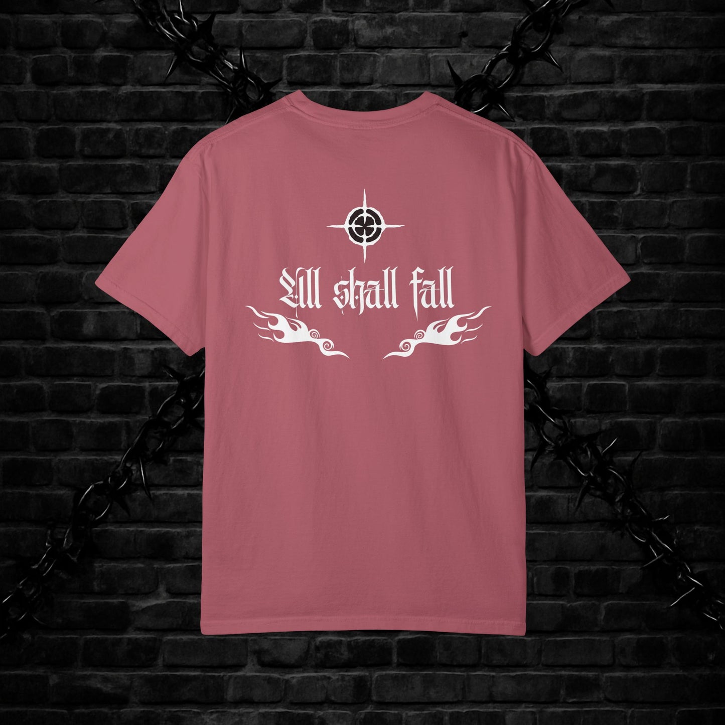 Unisex Graphic T-Shirt - 'All Shall Fall' Design, Vintage Cool Tee, Alternative Fashion, Gift for Friends, Unique Casual Wear