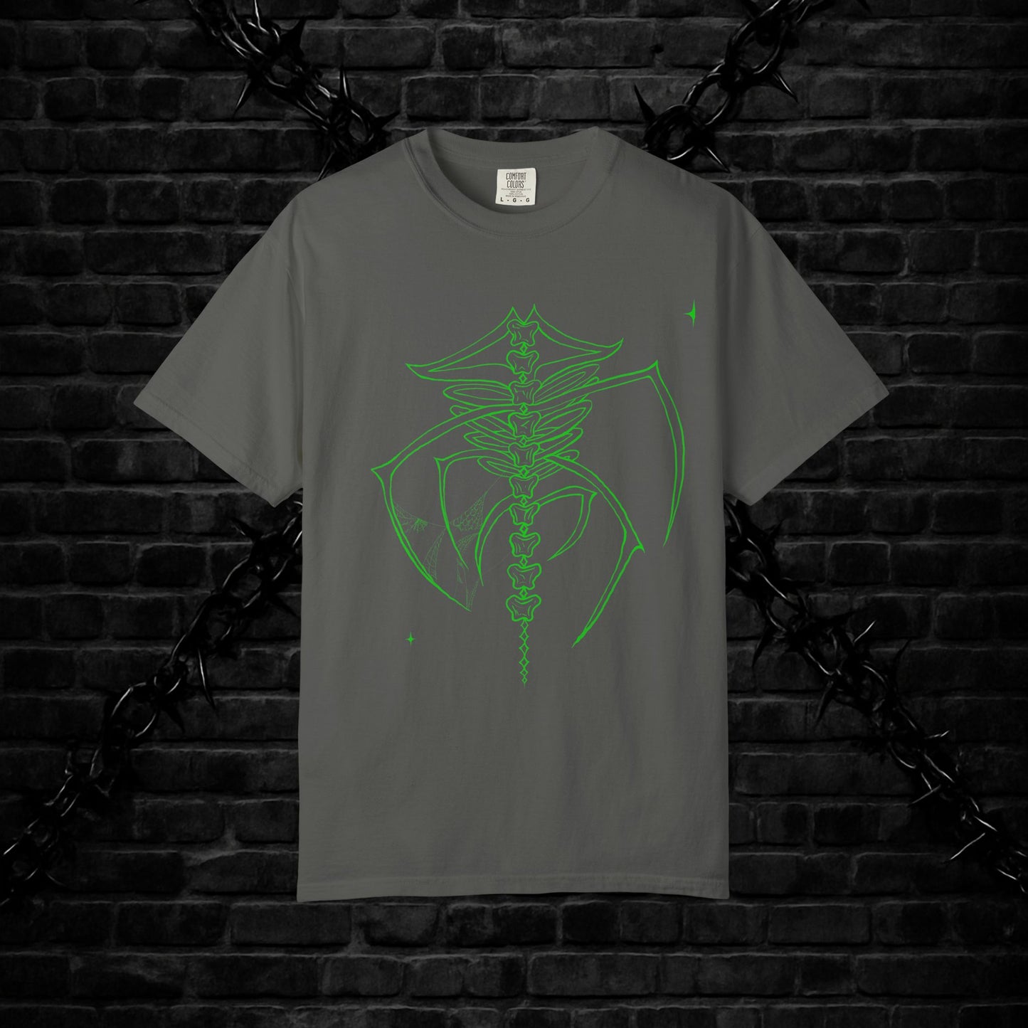 Gothic Spider Skeleton Unisex T-shirt