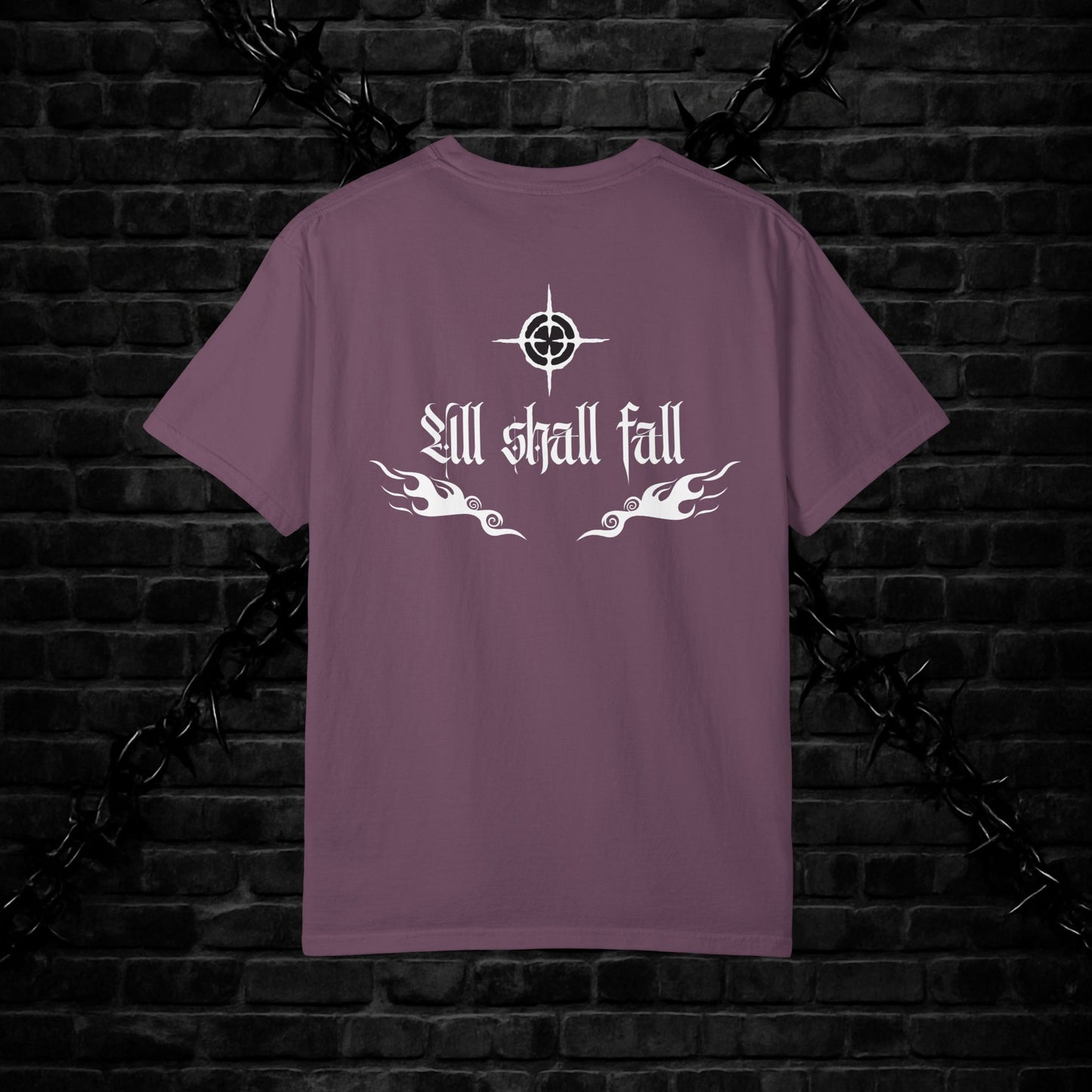 Unisex Graphic T-Shirt - 'All Shall Fall' Design, Vintage Cool Tee, Alternative Fashion, Gift for Friends, Unique Casual Wear