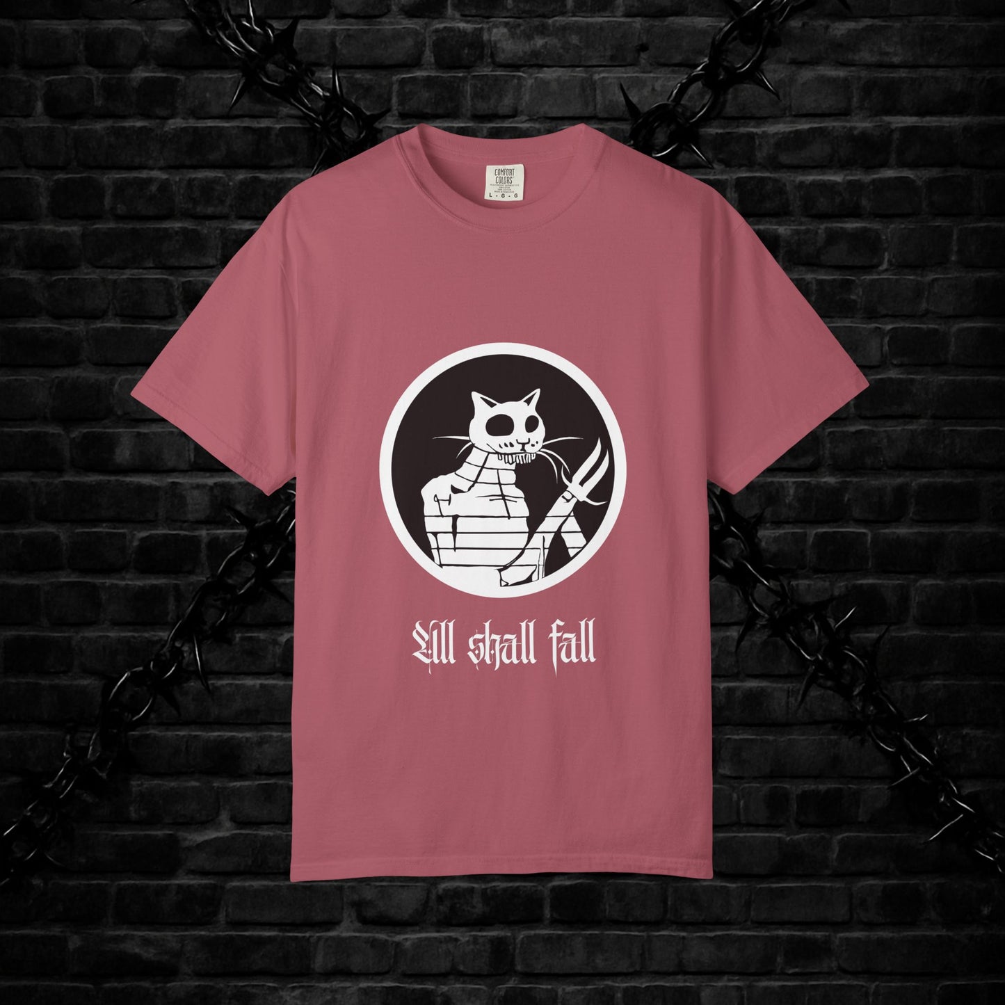 Gothic Cat Unisex T-shirt - Alt Cool Design