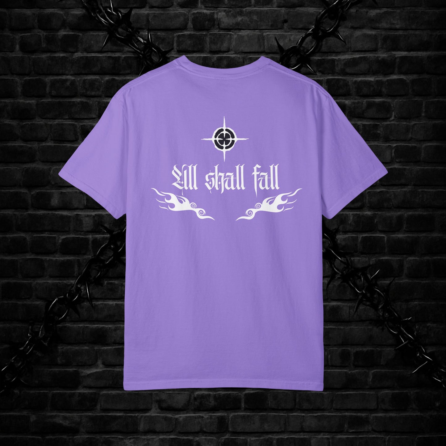 Unisex Graphic T-Shirt - 'All Shall Fall' Design, Vintage Cool Tee, Alternative Fashion, Gift for Friends, Unique Casual Wear