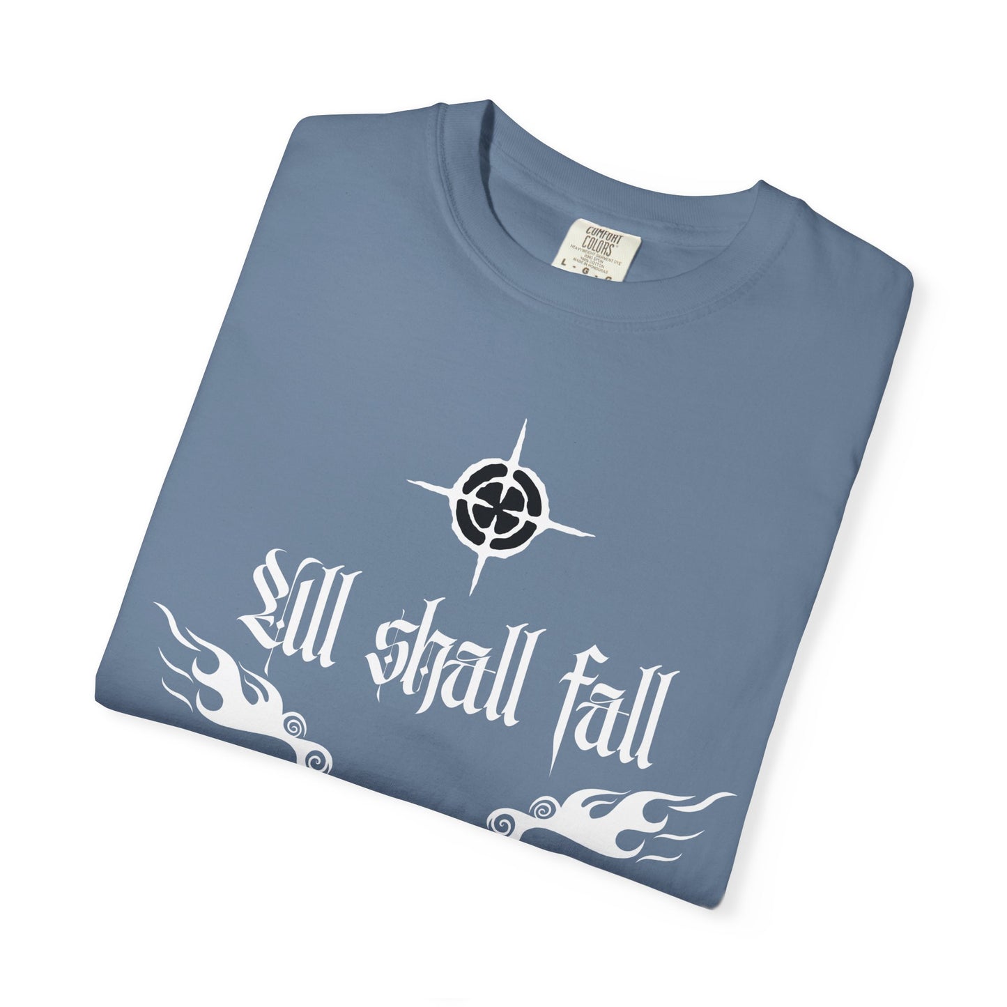 Unisex Graphic T-Shirt - 'All Shall Fall' Design, Vintage Cool Tee, Alternative Fashion, Gift for Friends, Unique Casual Wear
