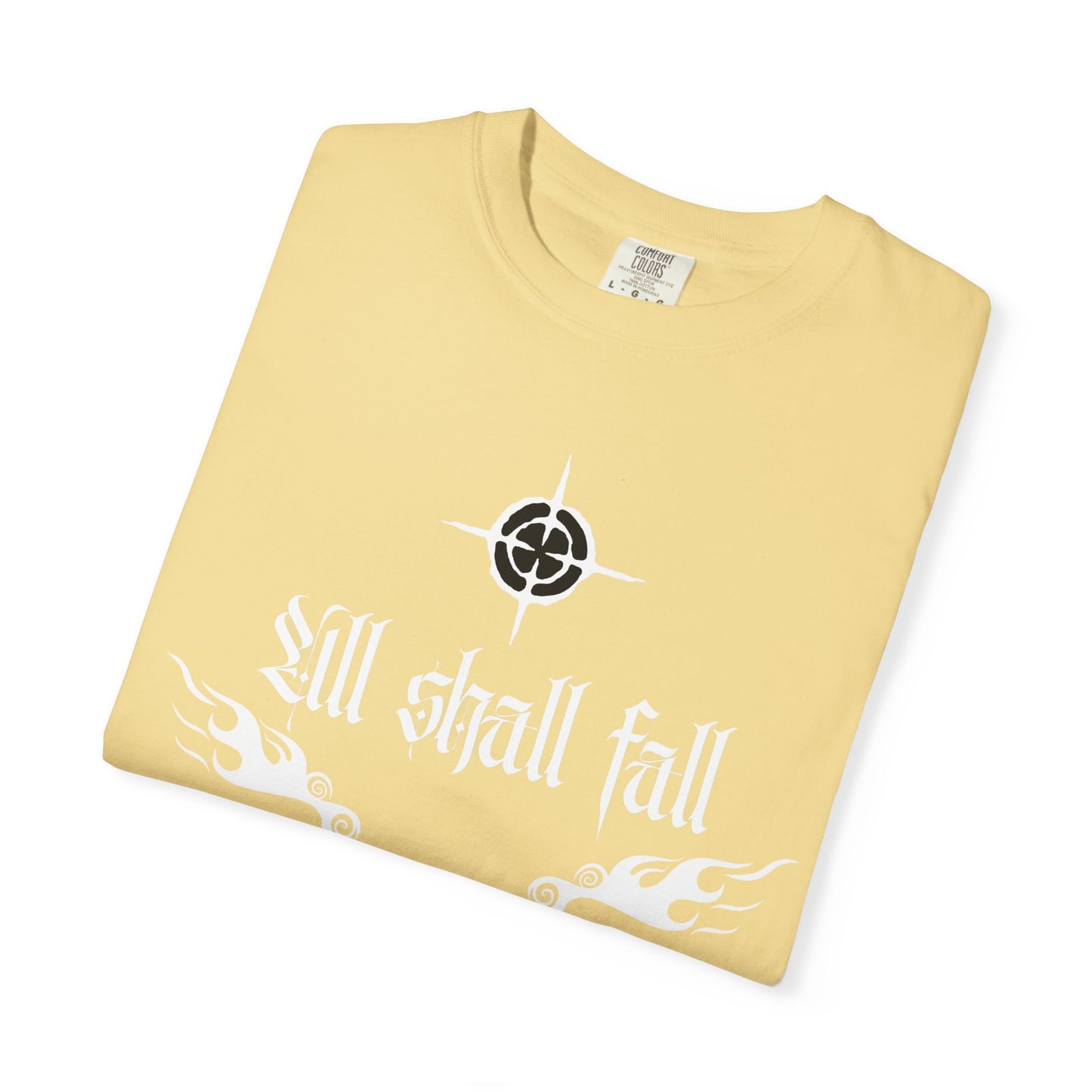 Unisex Graphic T-Shirt - 'All Shall Fall' Design, Vintage Cool Tee, Alternative Fashion, Gift for Friends, Unique Casual Wear