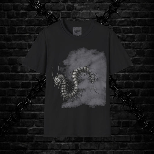 Goth Black Dragon Unisex Shirt - Alt Edgy Summer Collection