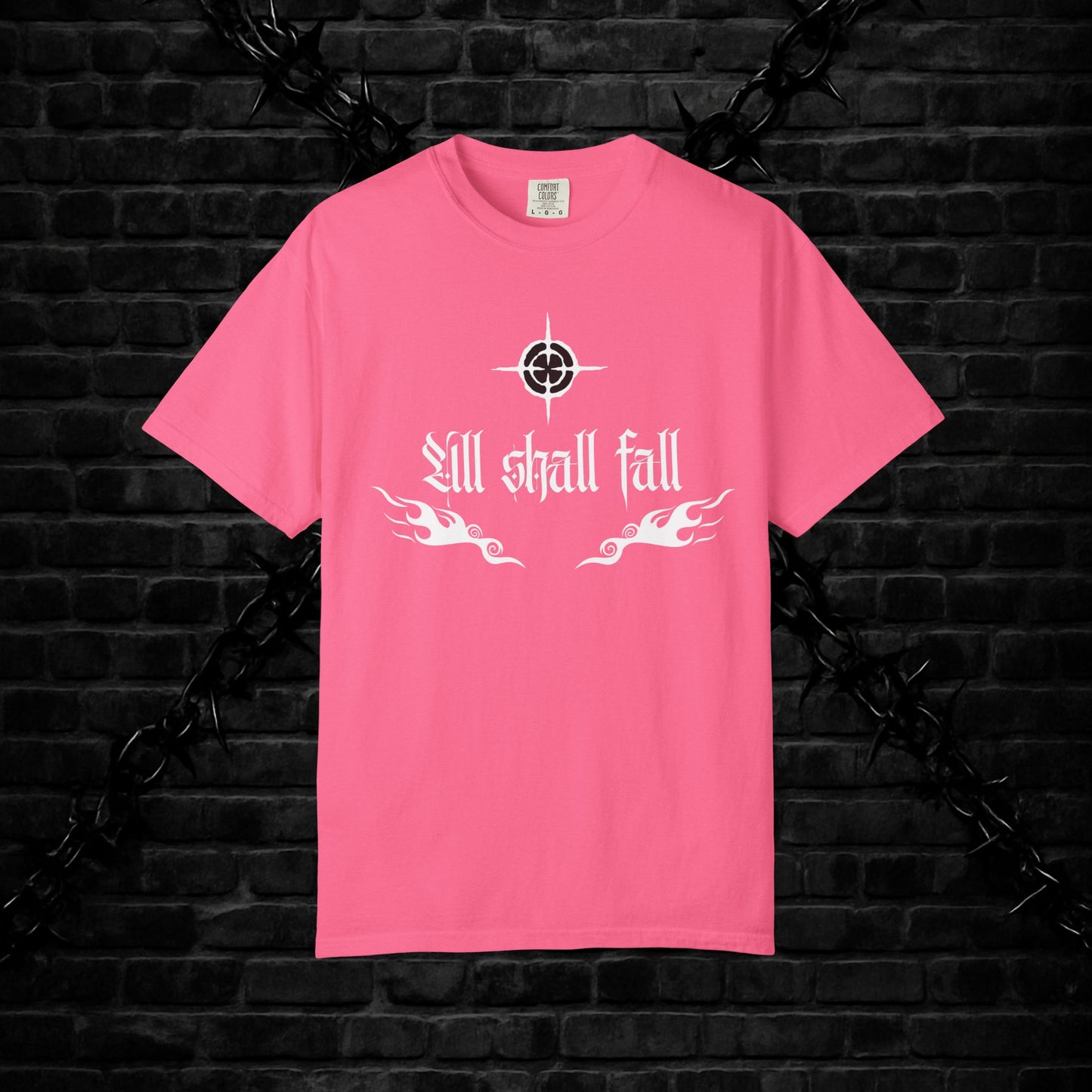 Unisex Graphic T-Shirt - 'All Shall Fall' Design, Vintage Cool Tee, Alternative Fashion, Gift for Friends, Unique Casual Wear