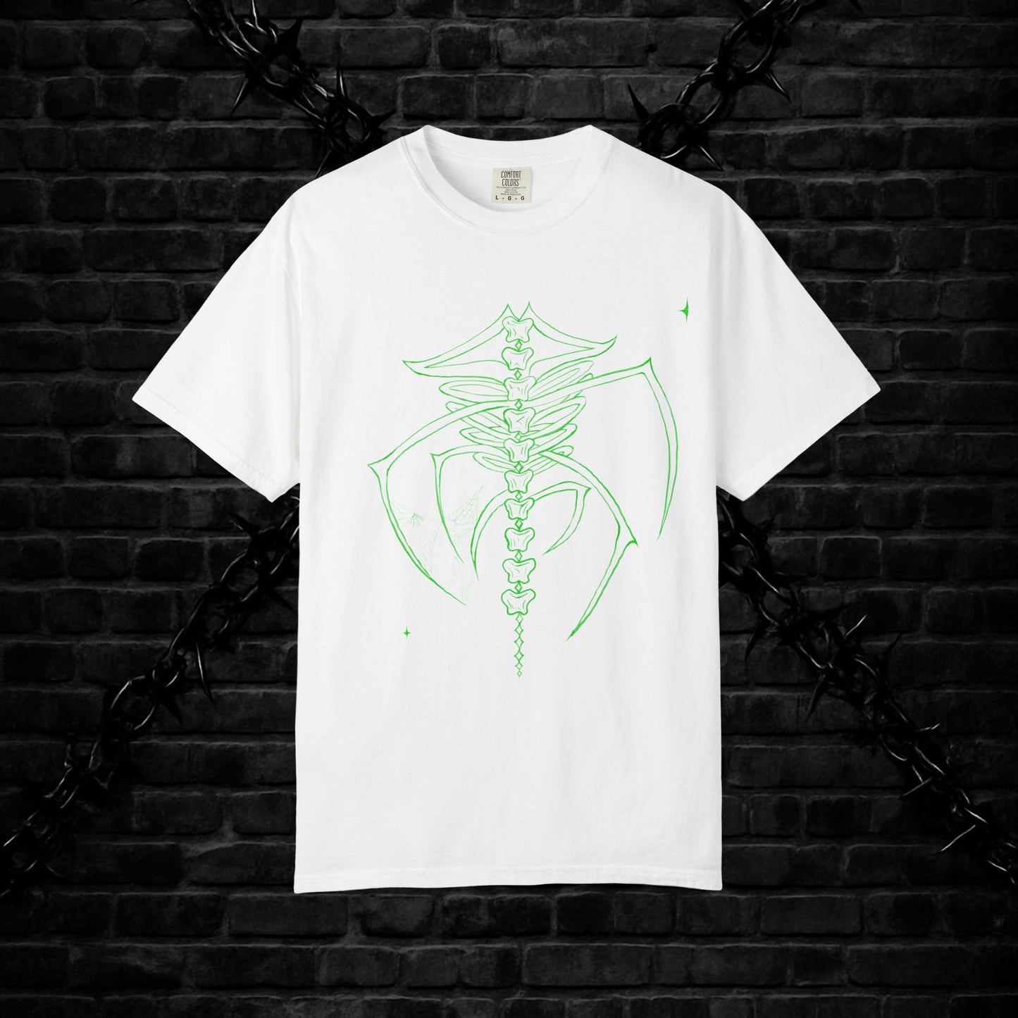 Gothic Spider Skeleton Unisex T-shirt