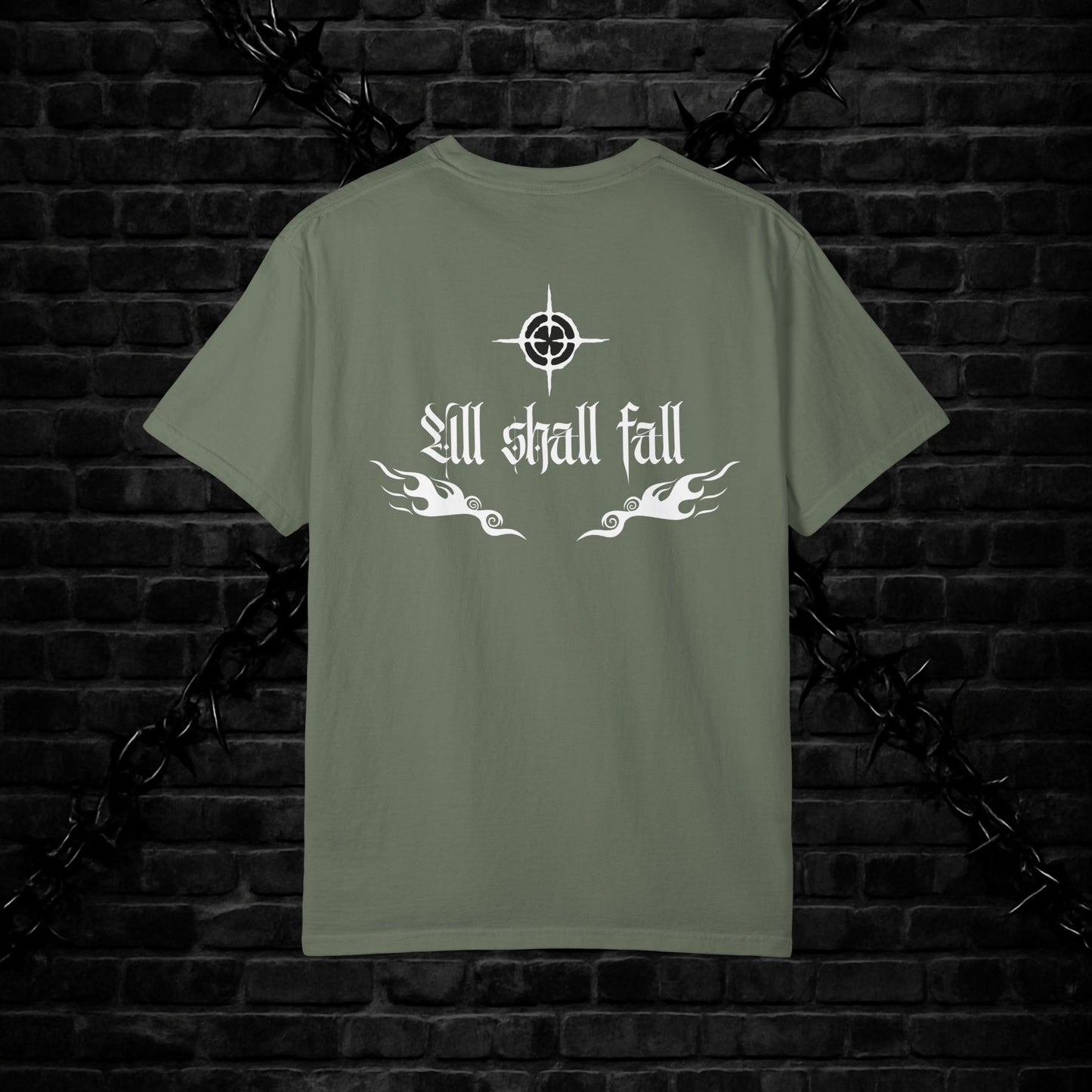 Unisex Graphic T-Shirt - 'All Shall Fall' Design, Vintage Cool Tee, Alternative Fashion, Gift for Friends, Unique Casual Wear