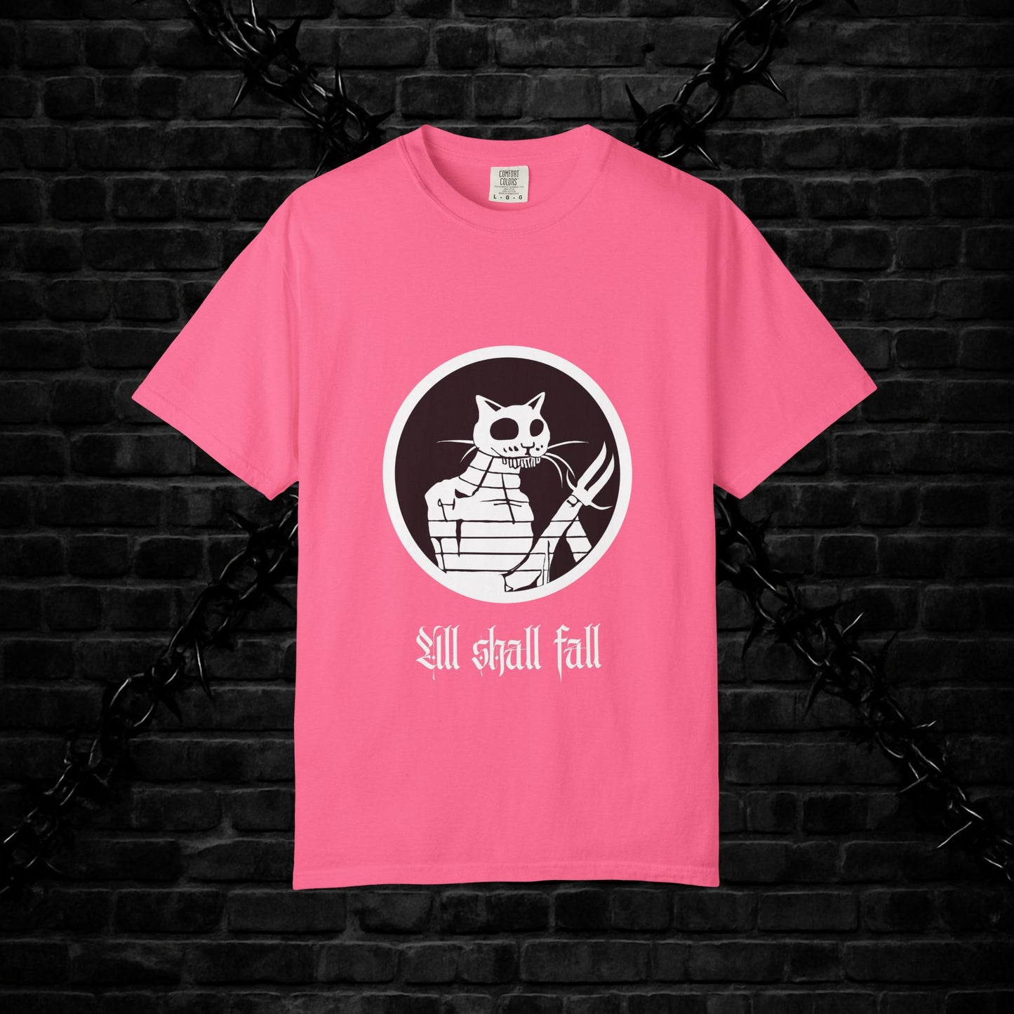 Gothic Cat Unisex T-shirt - Alt Cool Design