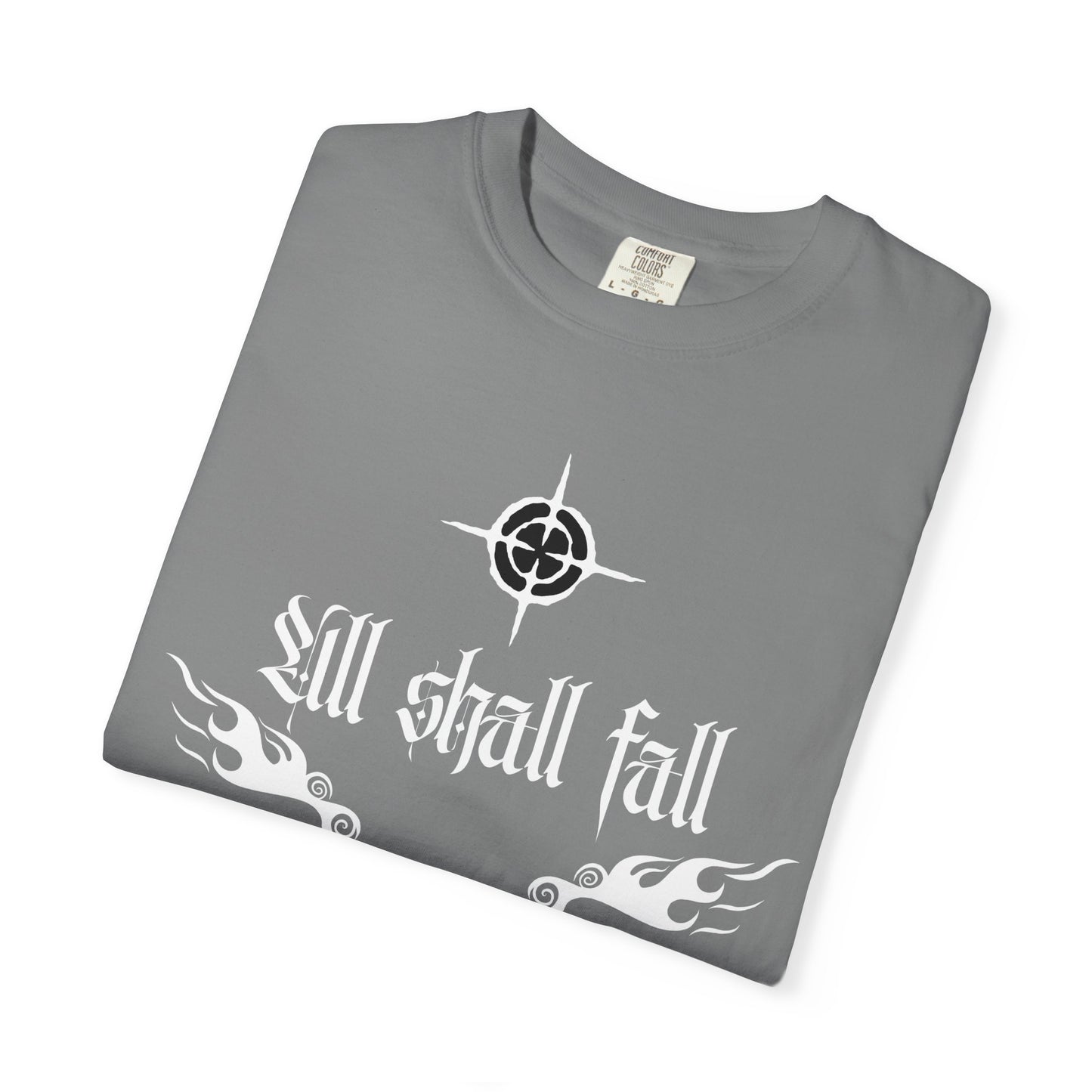Unisex Graphic T-Shirt - 'All Shall Fall' Design, Vintage Cool Tee, Alternative Fashion, Gift for Friends, Unique Casual Wear