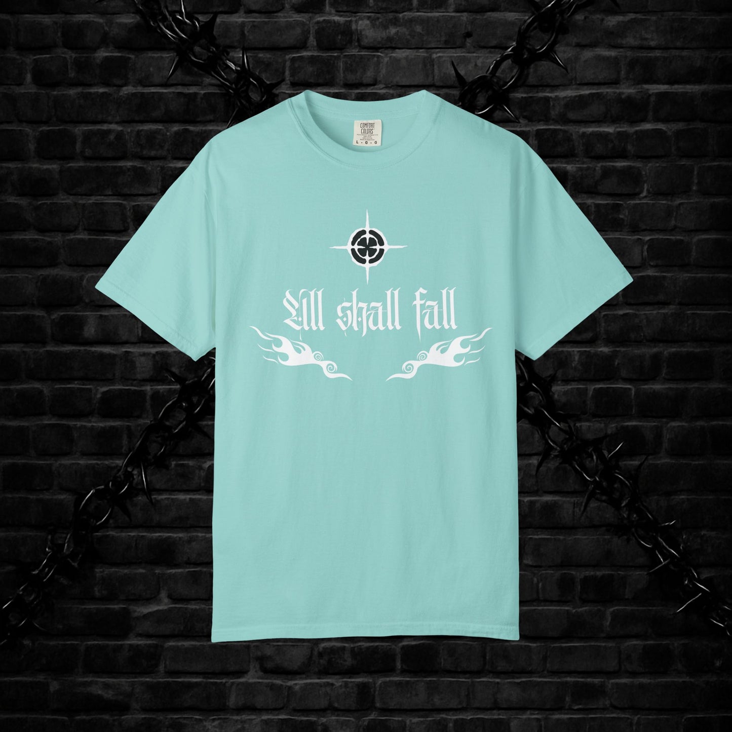 Unisex Graphic T-Shirt - 'All Shall Fall' Design, Vintage Cool Tee, Alternative Fashion, Gift for Friends, Unique Casual Wear