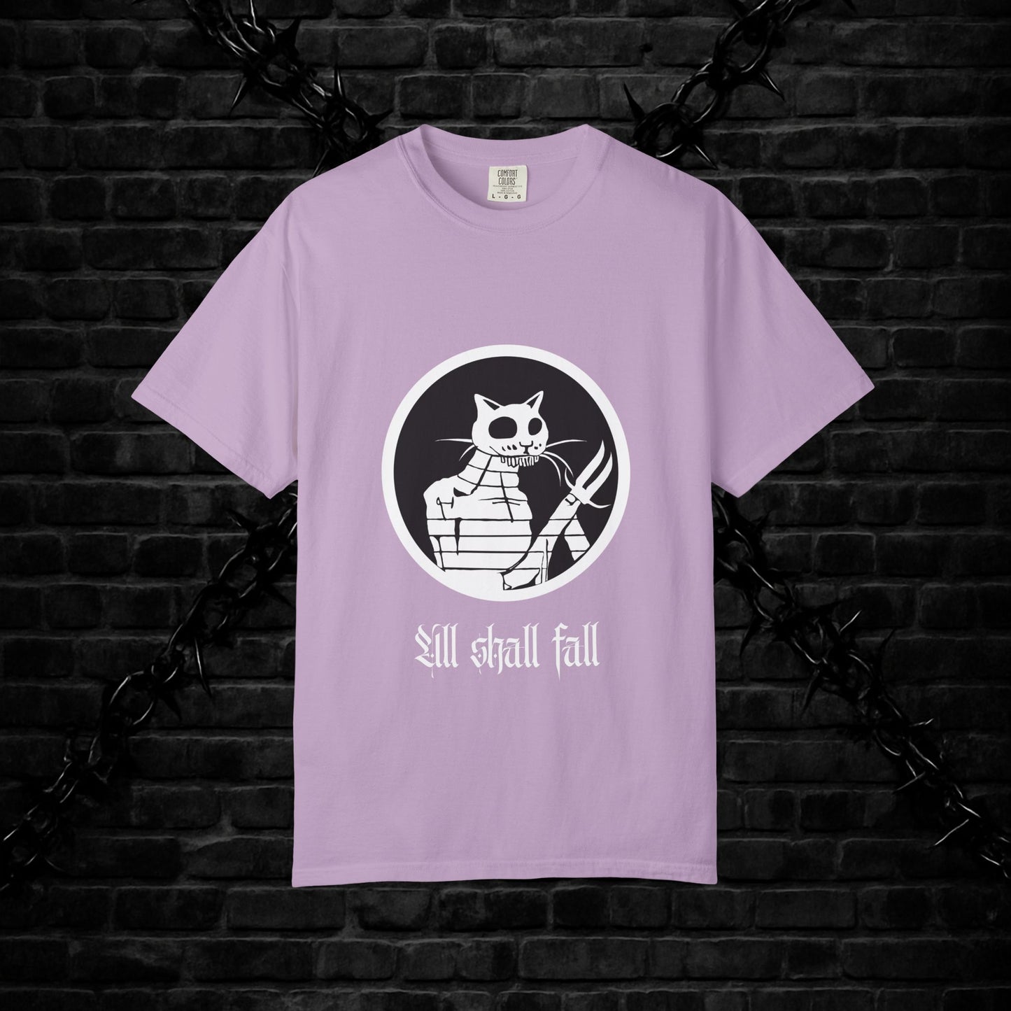 Gothic Cat Unisex T-shirt - Alt Cool Design