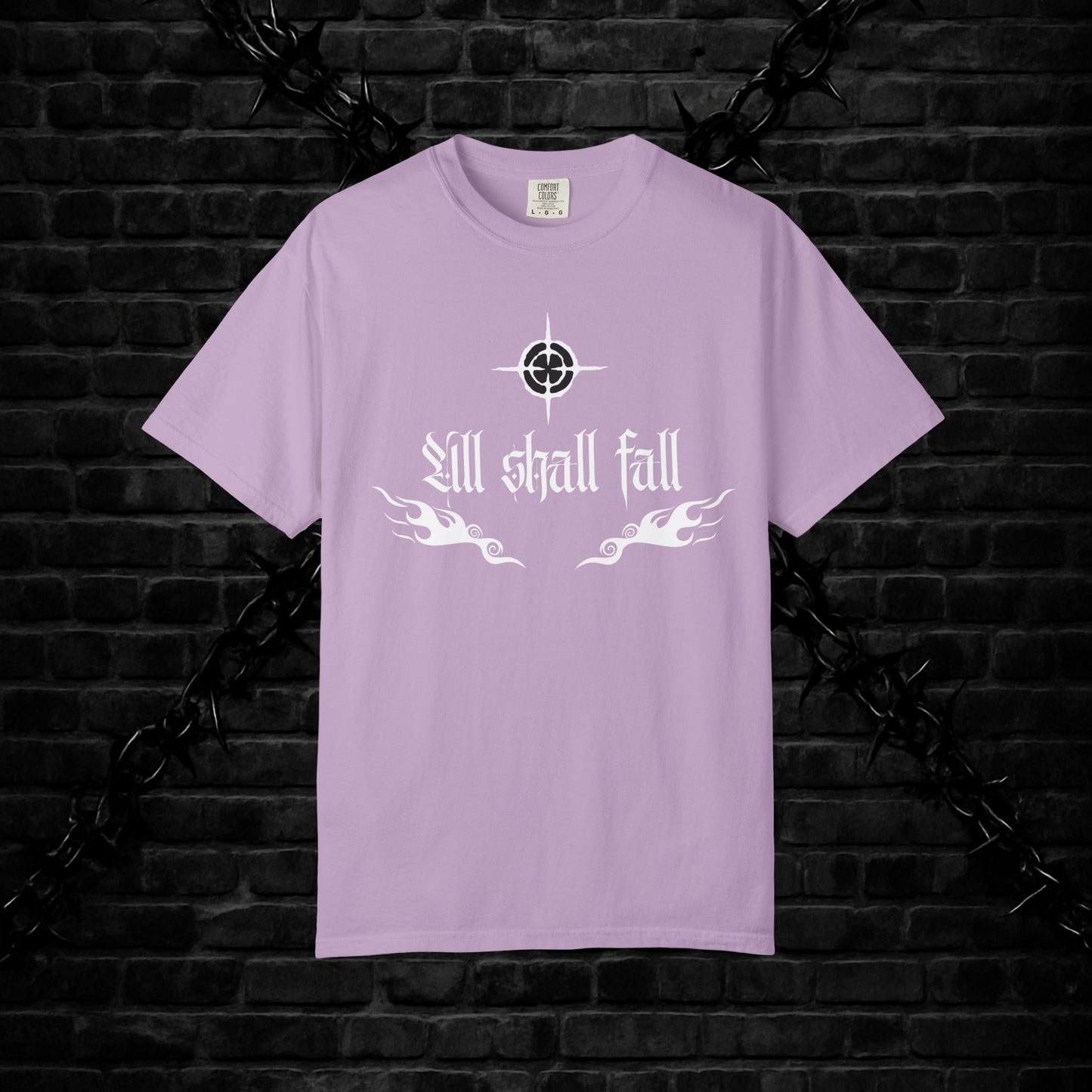 Unisex Graphic T-Shirt - 'All Shall Fall' Design, Vintage Cool Tee, Alternative Fashion, Gift for Friends, Unique Casual Wear